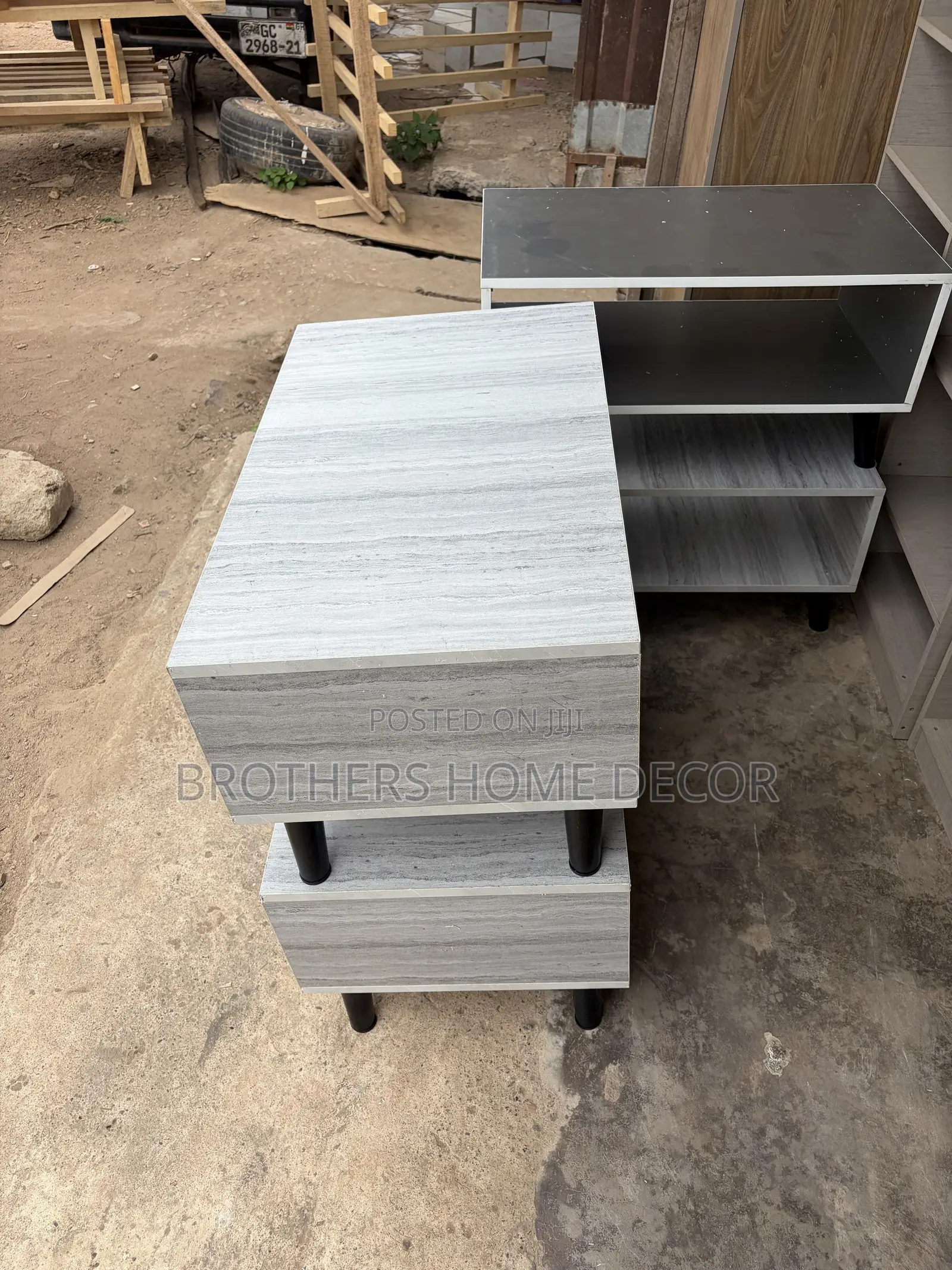 Center Table Made With Laminated Board
