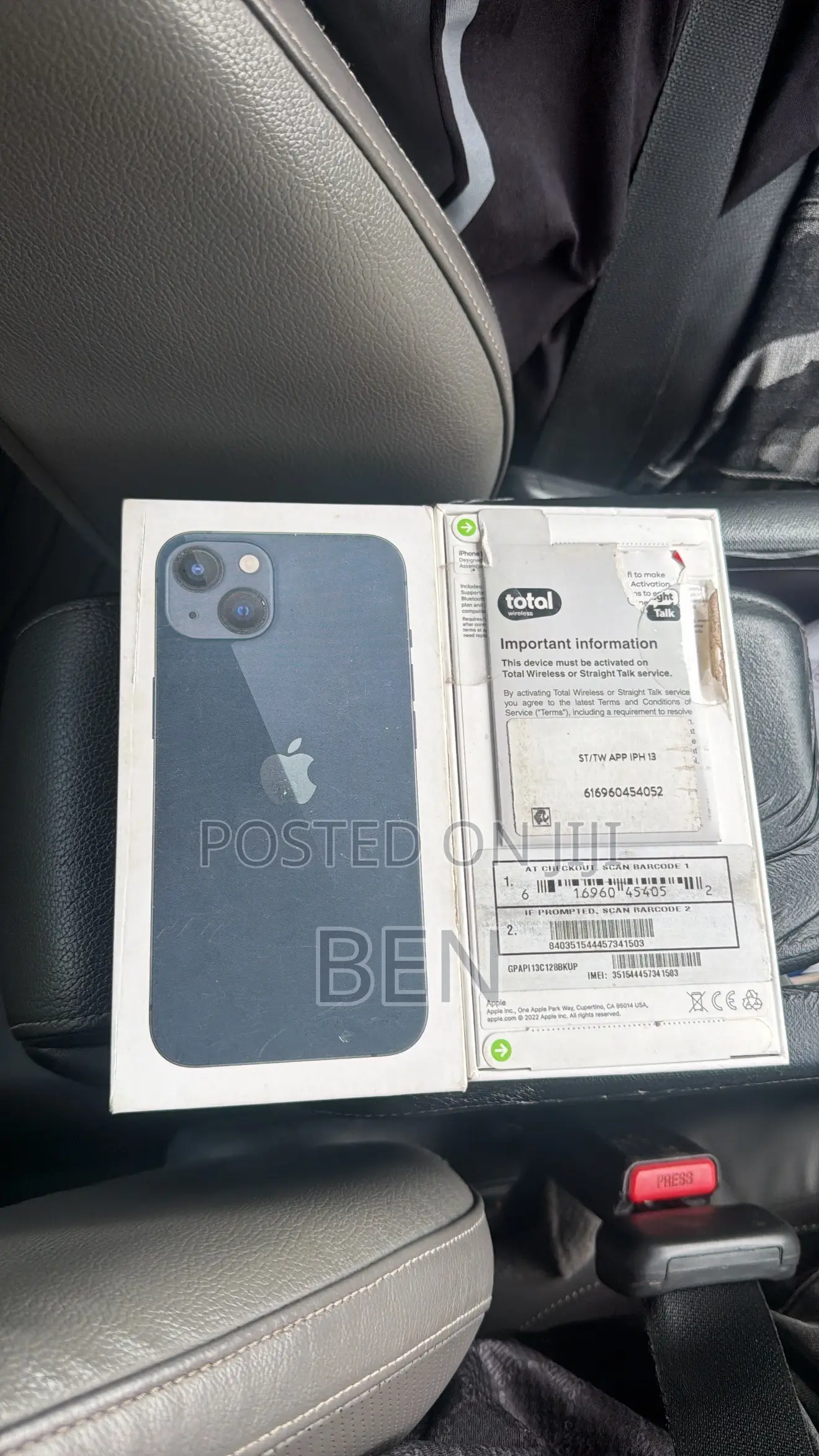 New Apple iPhone 13 128 GB Blue