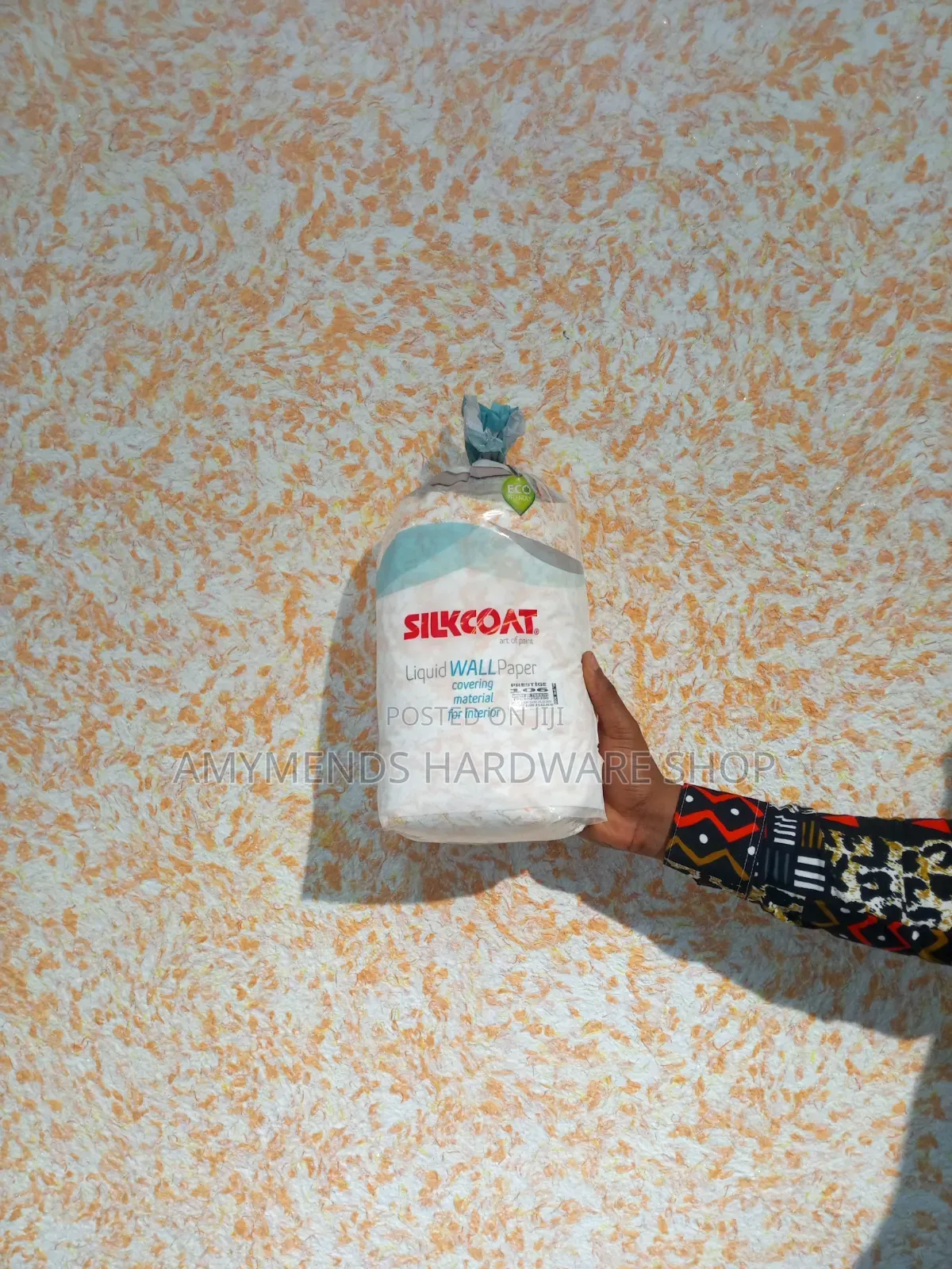 Prestige Wallpaper Paint Orange/White