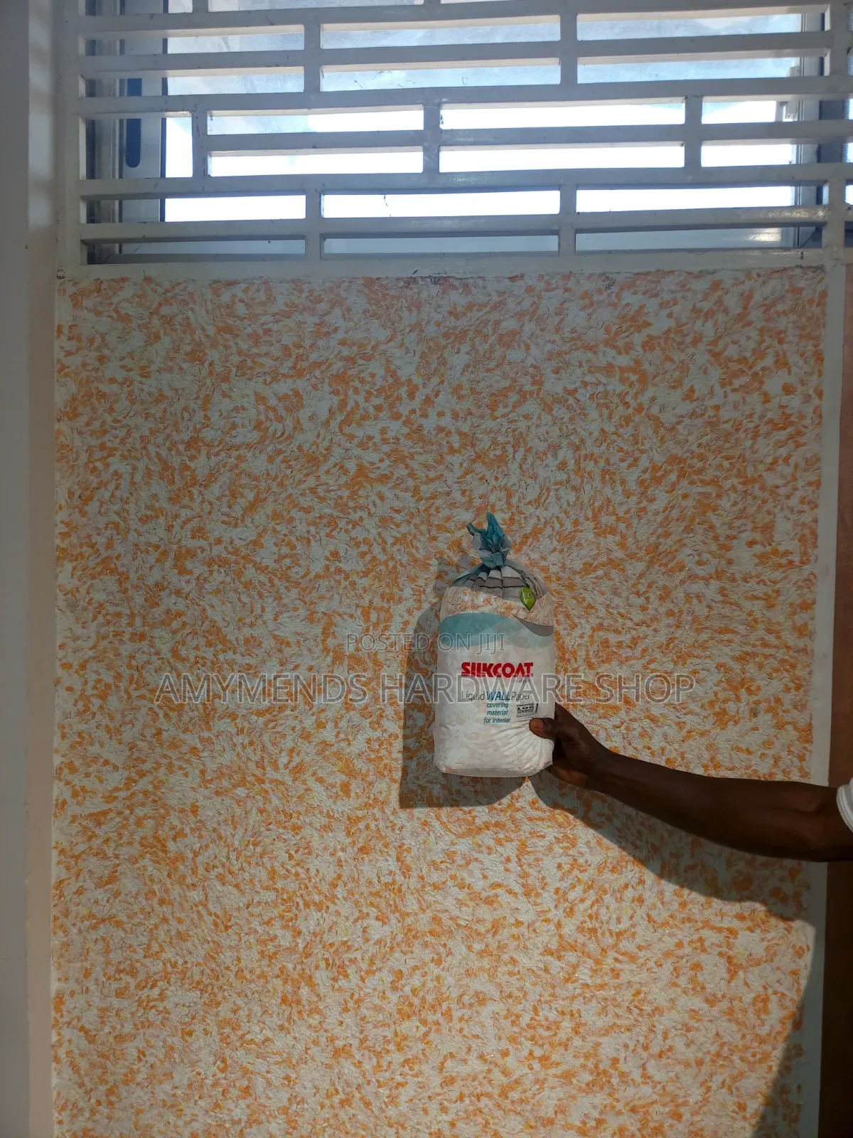 Prestige Wallpaper Paint Orange/White