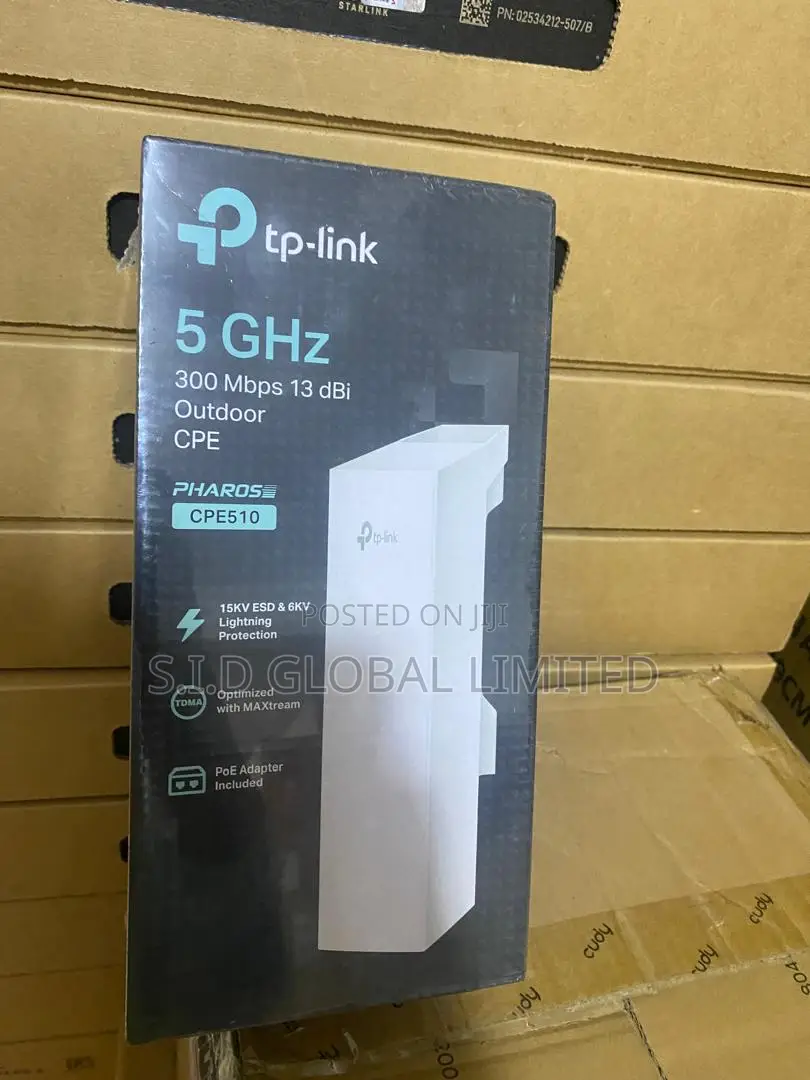 TP-Link CPE510 5GHz 300Mbps 13dBi Outdoor Long Range CPE-15KM+point