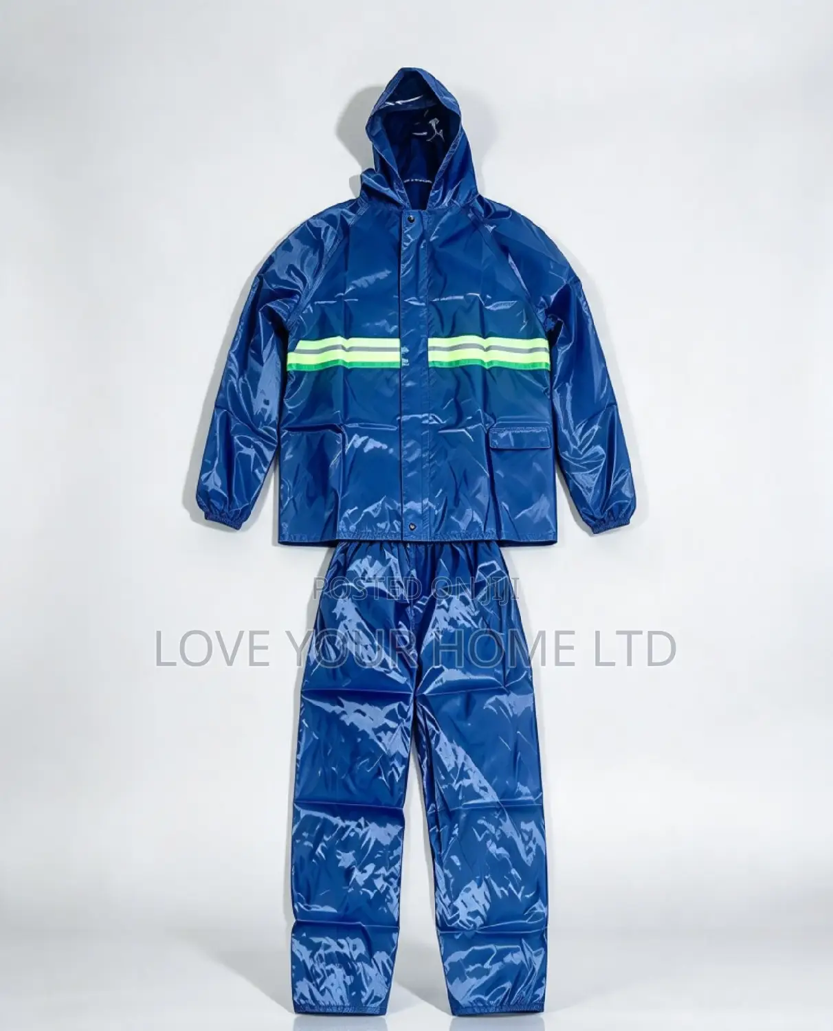 Raincoat Suit With Reflective Strip – Top & Down Rainwear