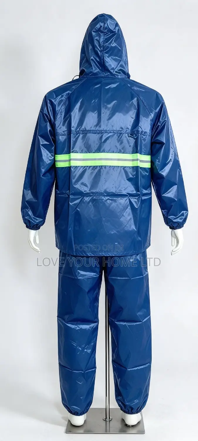 Raincoat Suit With Reflective Strip – Top & Down Rainwear