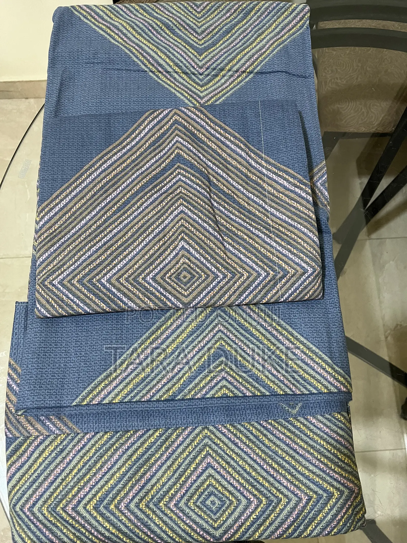Blue Base Bedsheets Double Bed