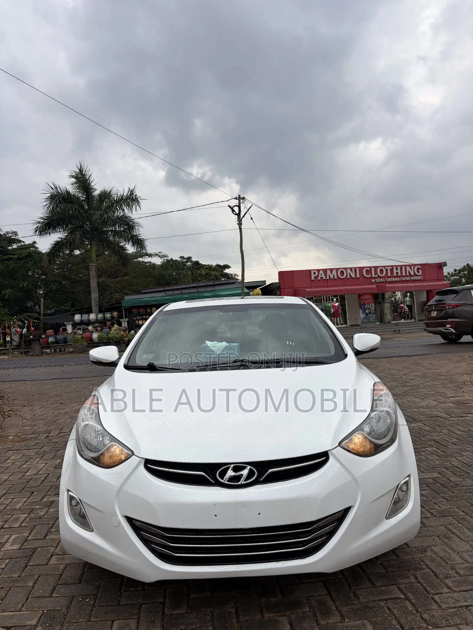 Hyundai Elantra Limited 2012 White