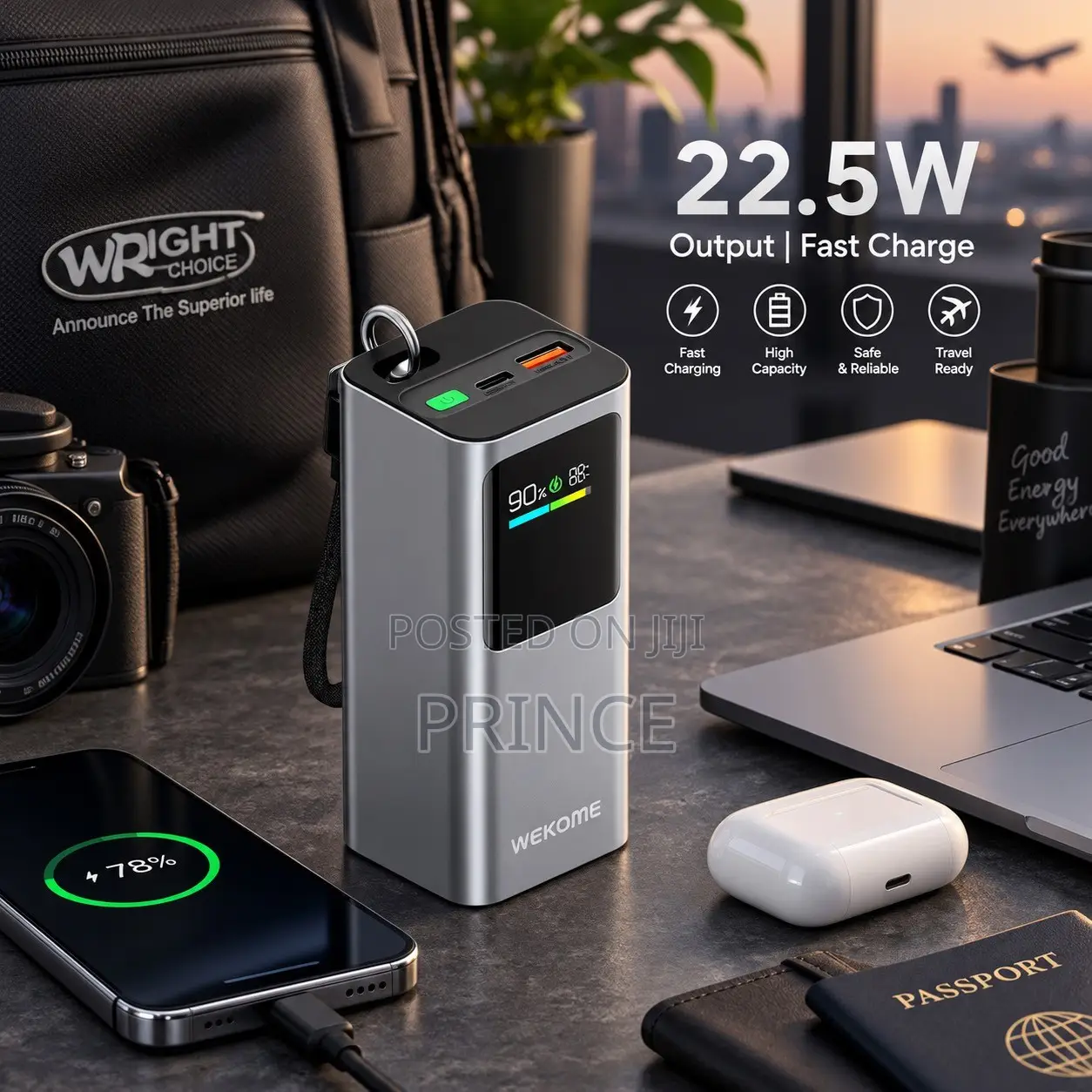 20000mAh High Quality & Portable Power Bank
