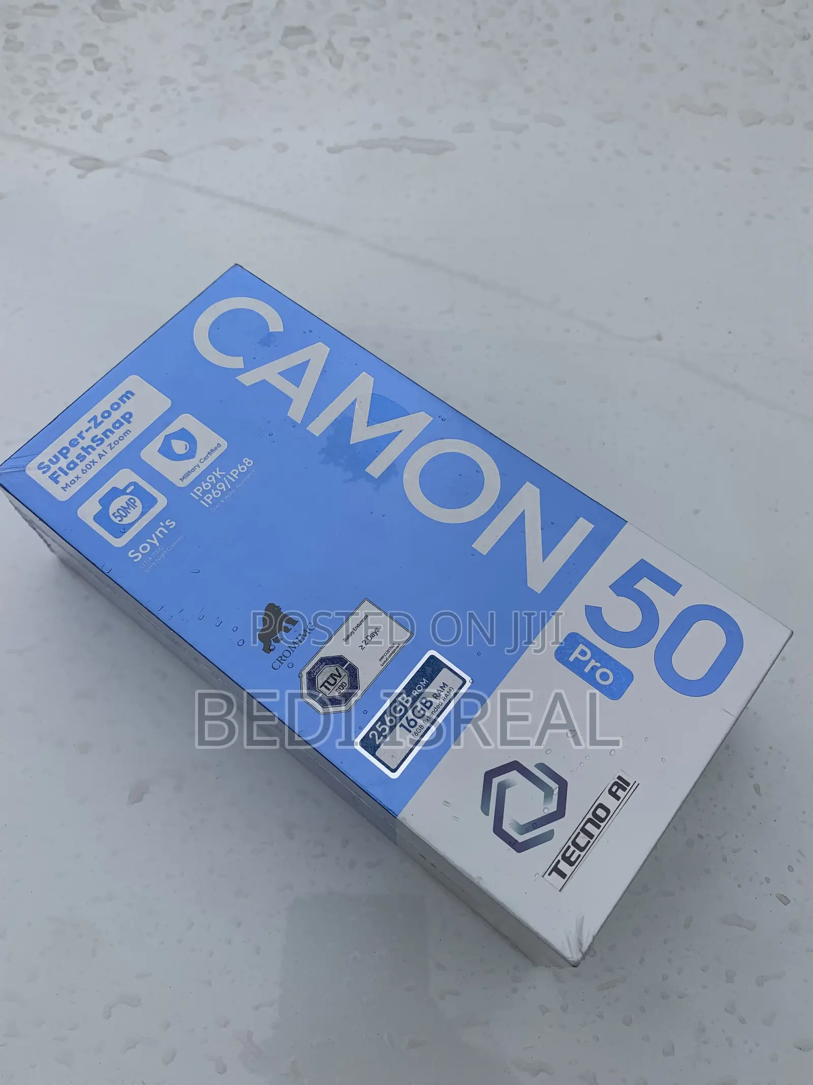 New Tecno Camon 50 Pro 256 GB Black