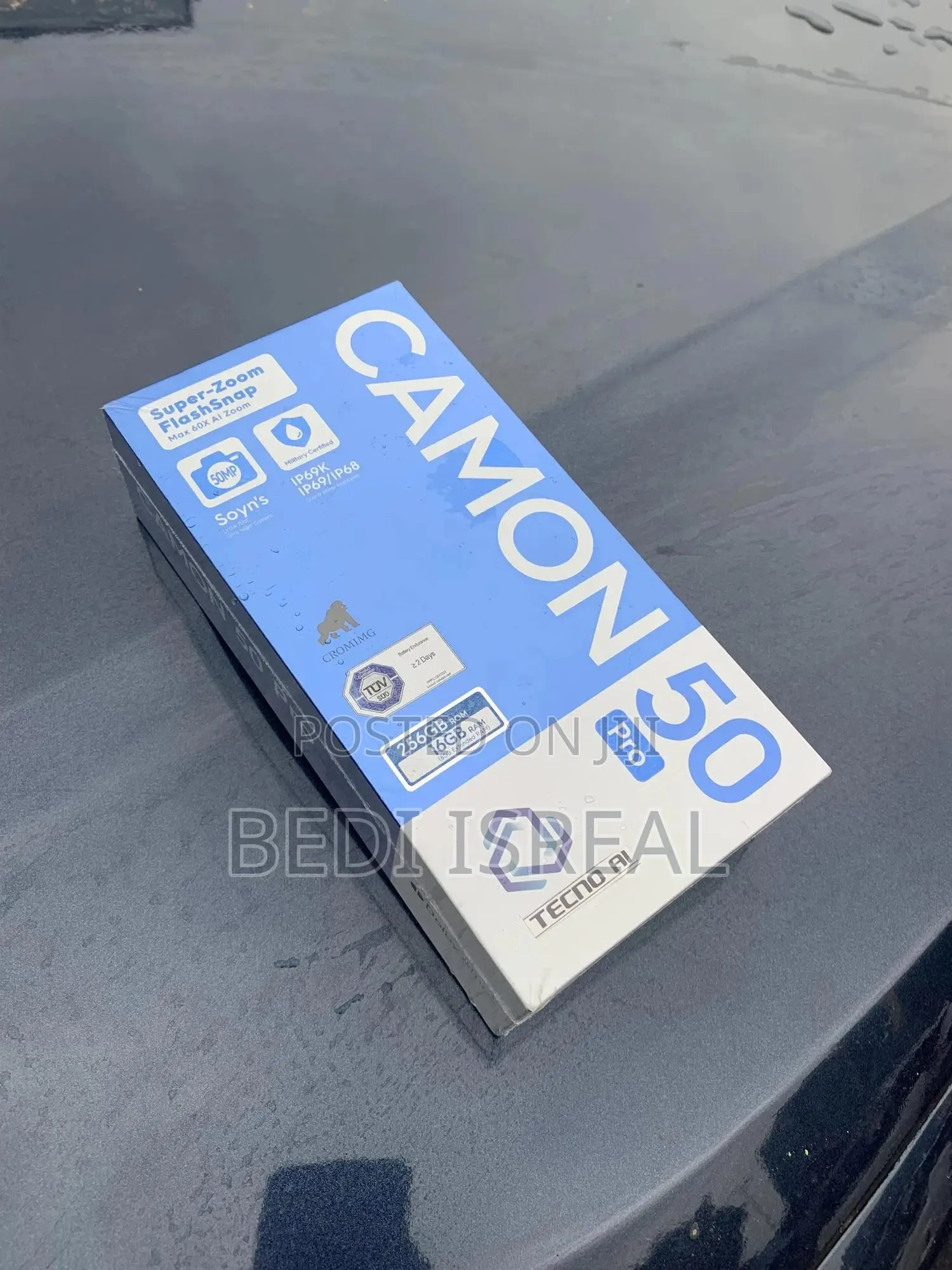 New Tecno Camon 50 Pro 256 GB Black