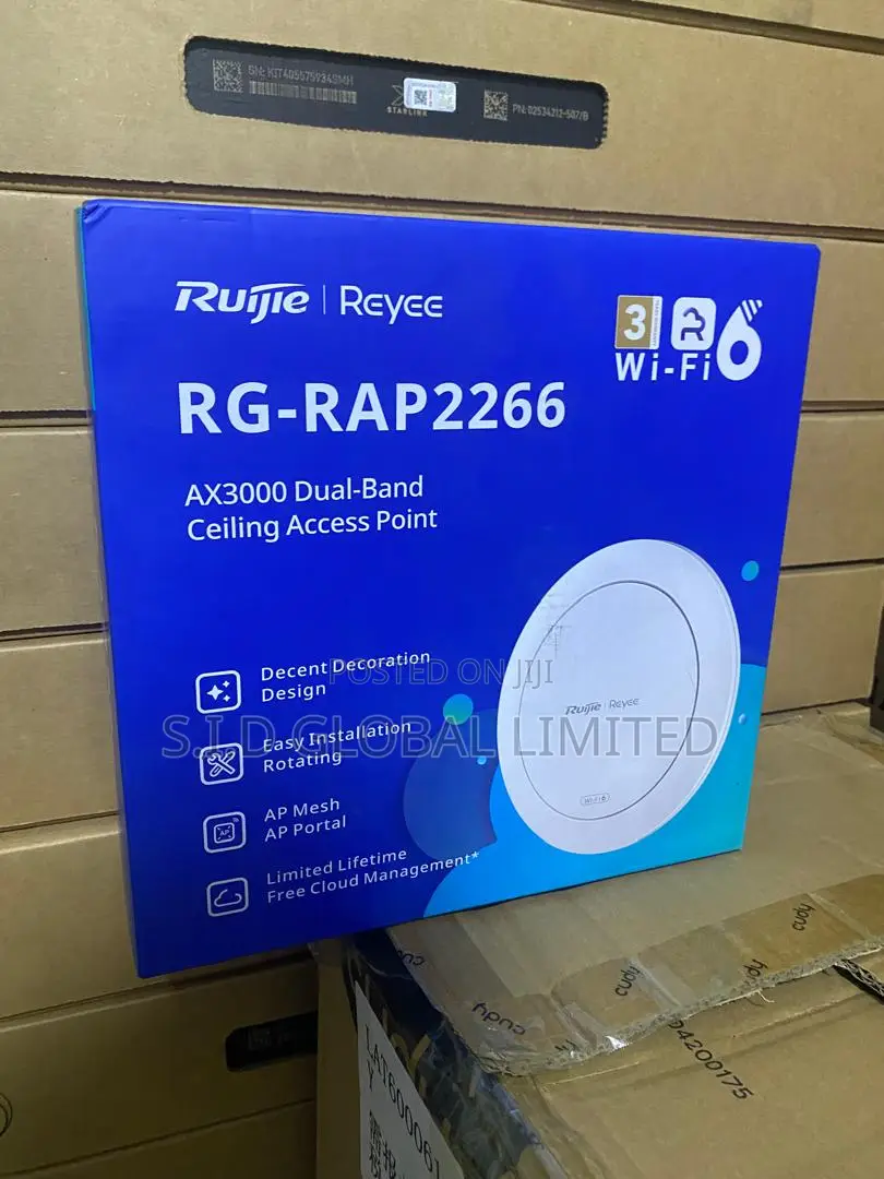 Ruijie Reyee Rg-Rap2266 Ax3000 Wifi 6 Ceiling Access Point