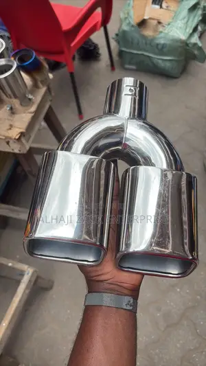 Double Mouth Exhaust Muffler Tail