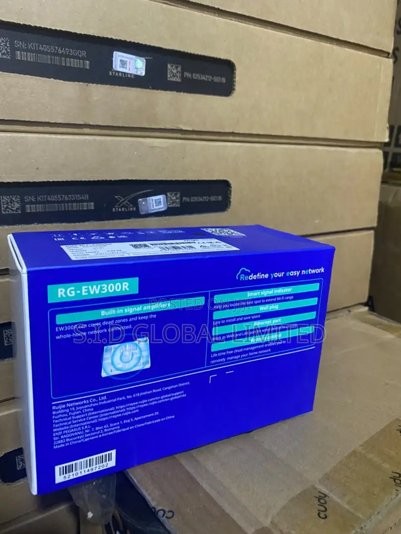RUIJIE WiFi Extender N300 Boost Starlink (RG-EW3OOR)