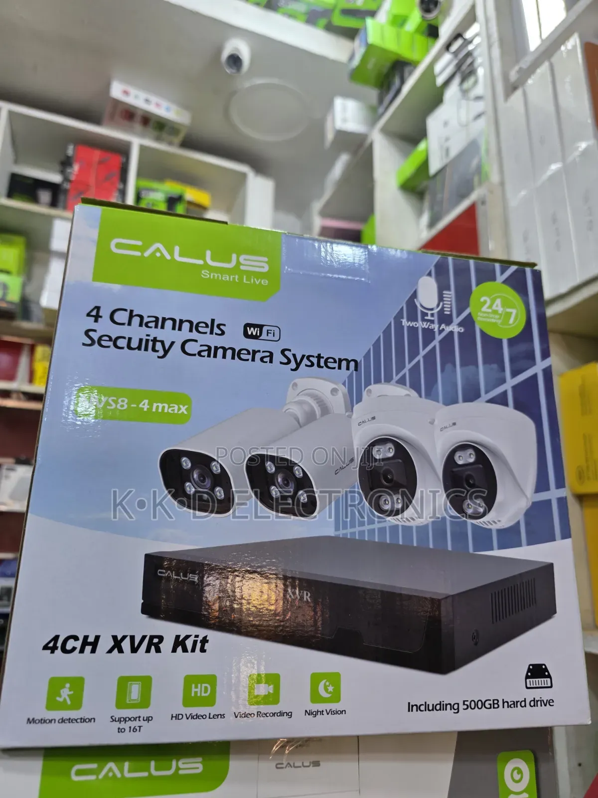 Calus 4 Channels HD CCTV Cameras