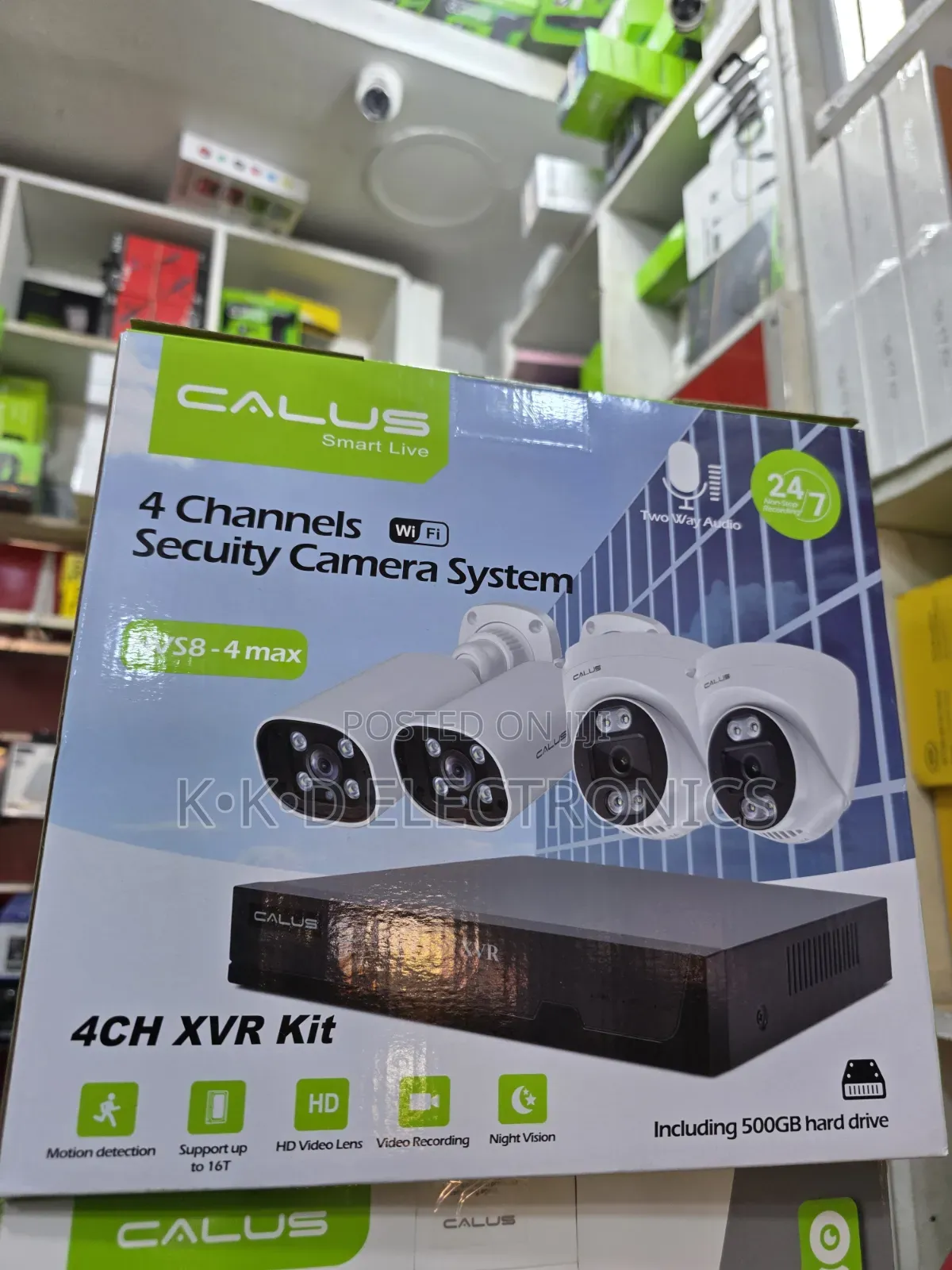 Calus 4 Channels HD CCTV Cameras