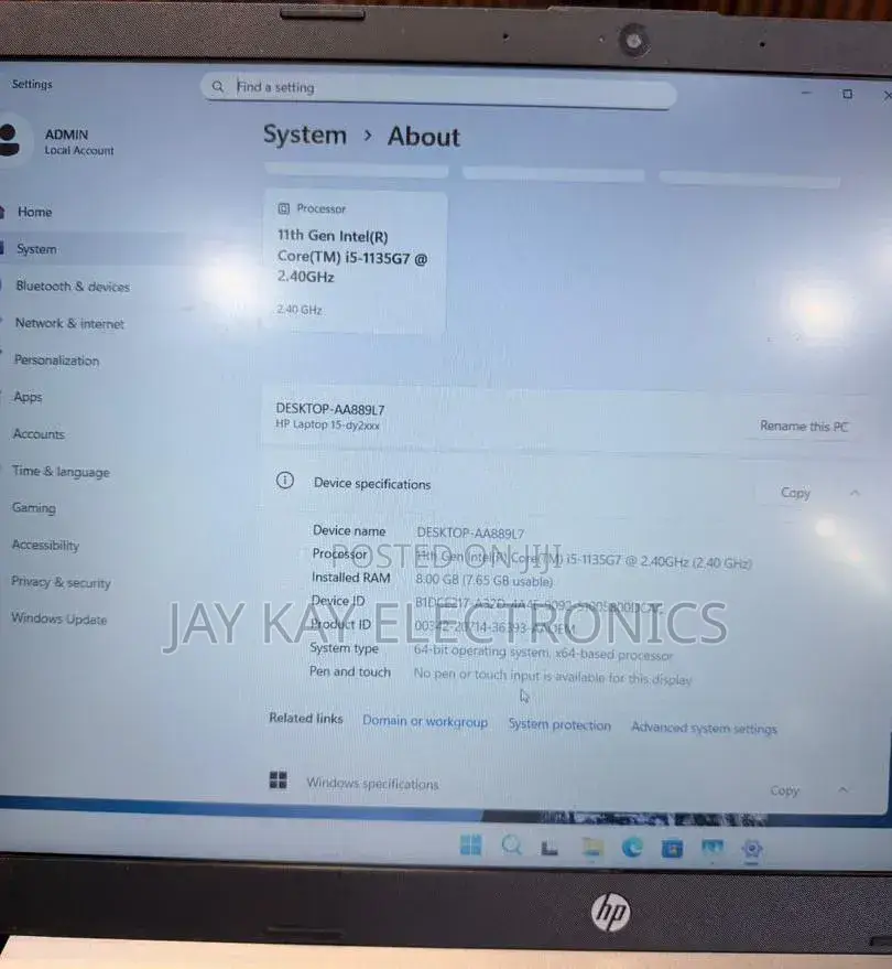 Laptop HP 15 8GB Intel Core i5 SSD 256GB