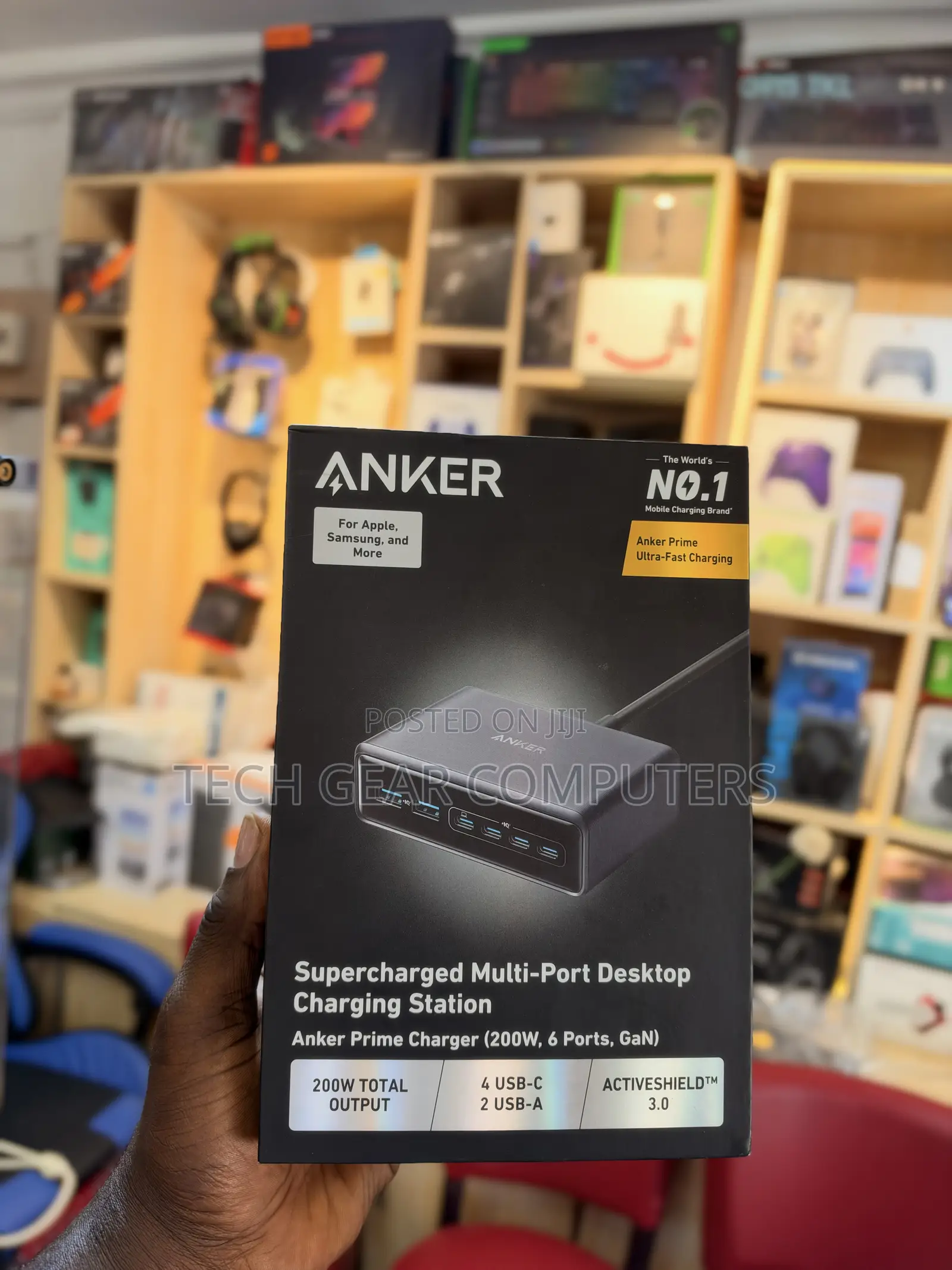 Anker Prime 200W 6-Port GaN Charging Station, Fast Charging USB C