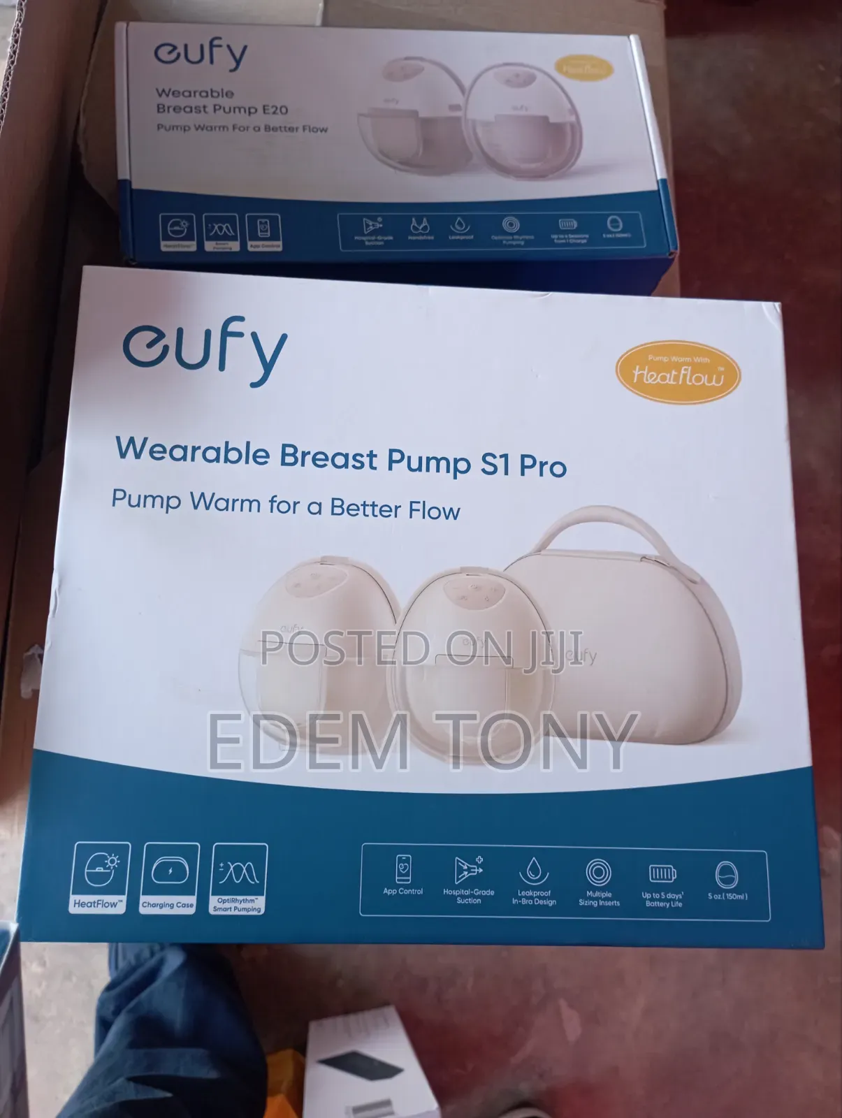 The Eufy Wearable Breast Pump S1 Pro, Featuring Built-in HeatFlow