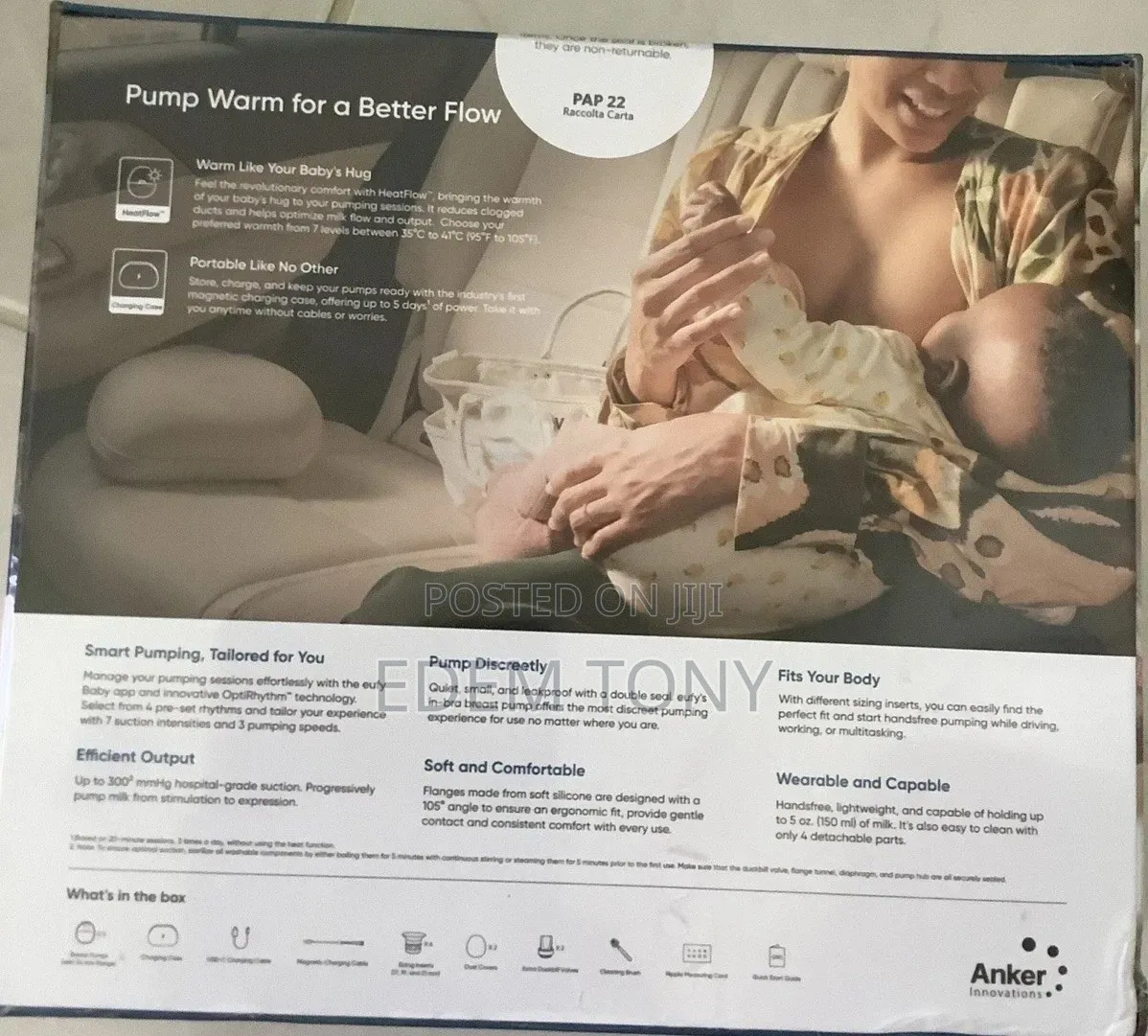 The Eufy Wearable Breast Pump S1 Pro, Featuring Built-in HeatFlow
