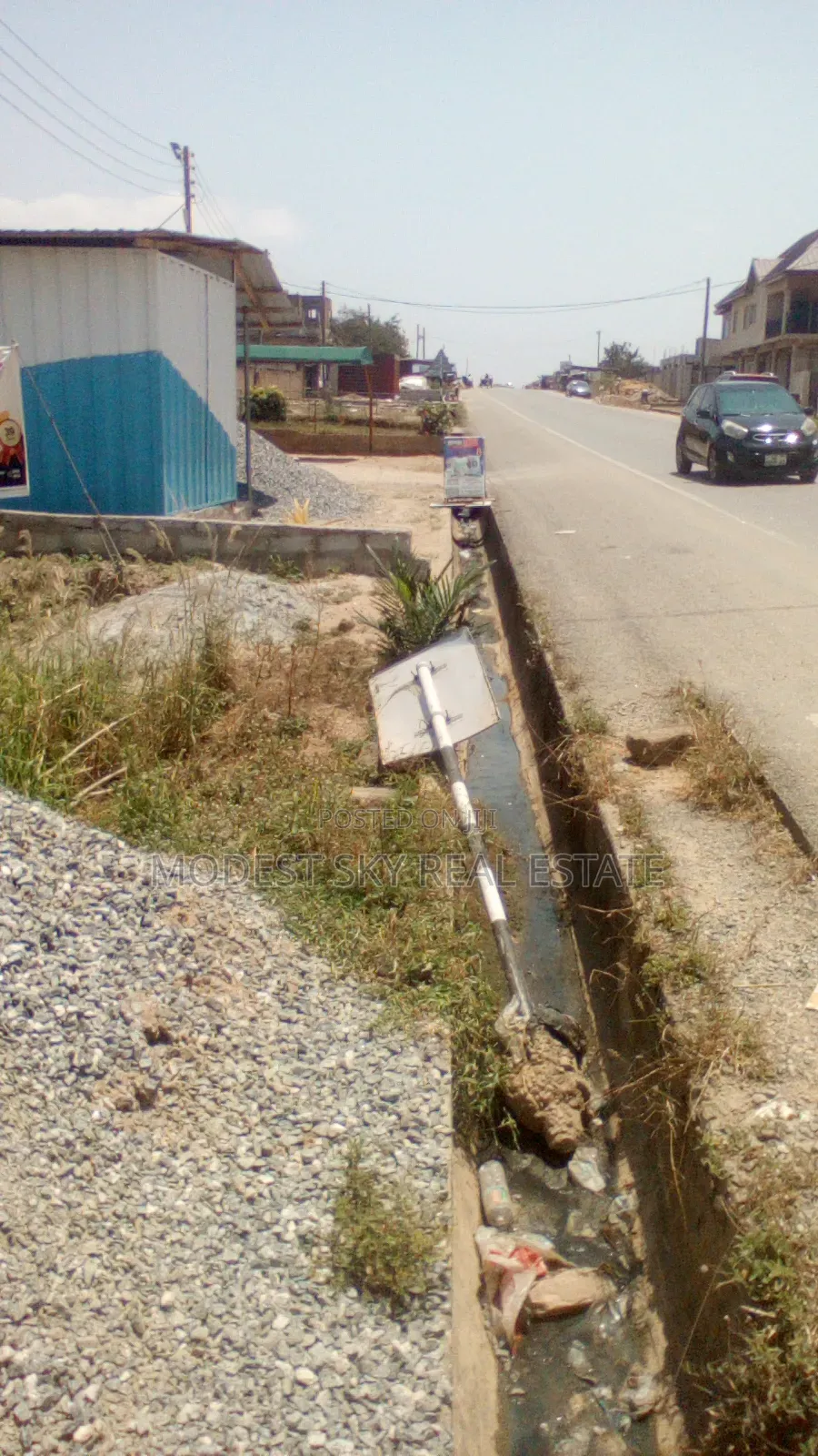 Registered 4 Plots of Land at Main Road Amasaman 3 Junction Cocobord