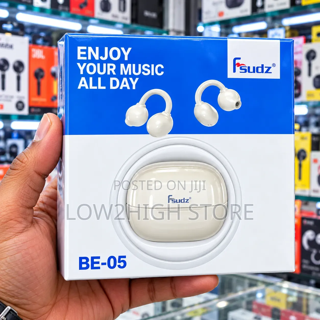 Fsudz BE-05 Open-Ear Clip-on Wireless Earbuds - Low2High