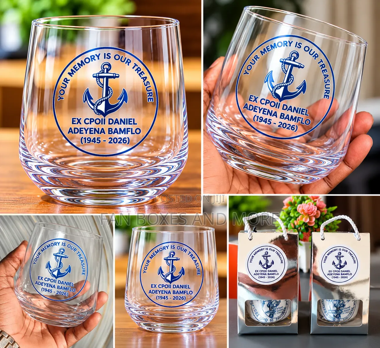 Customized Stemless Wine Glasses - Event Souvenirs