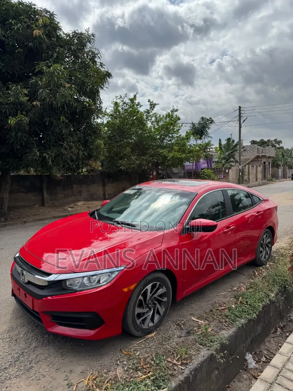 Honda Civic 2016 Red