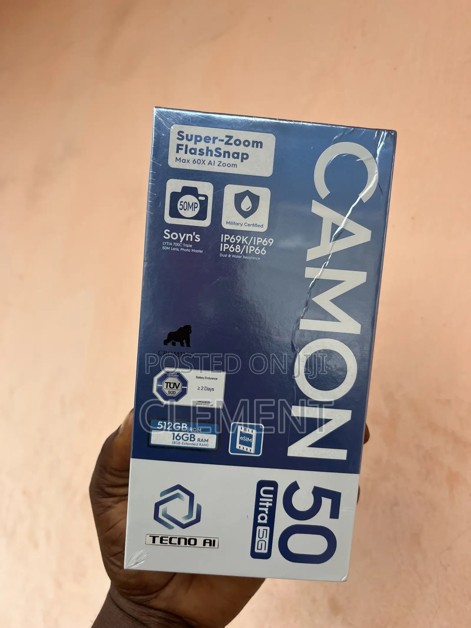 New Tecno Camon 50 Ultra 512 GB