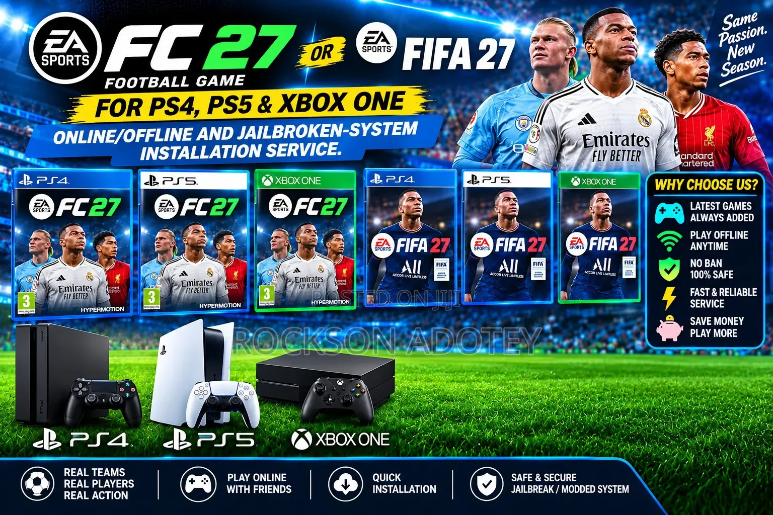 Fc27 and Other Soccer Games Installation Service