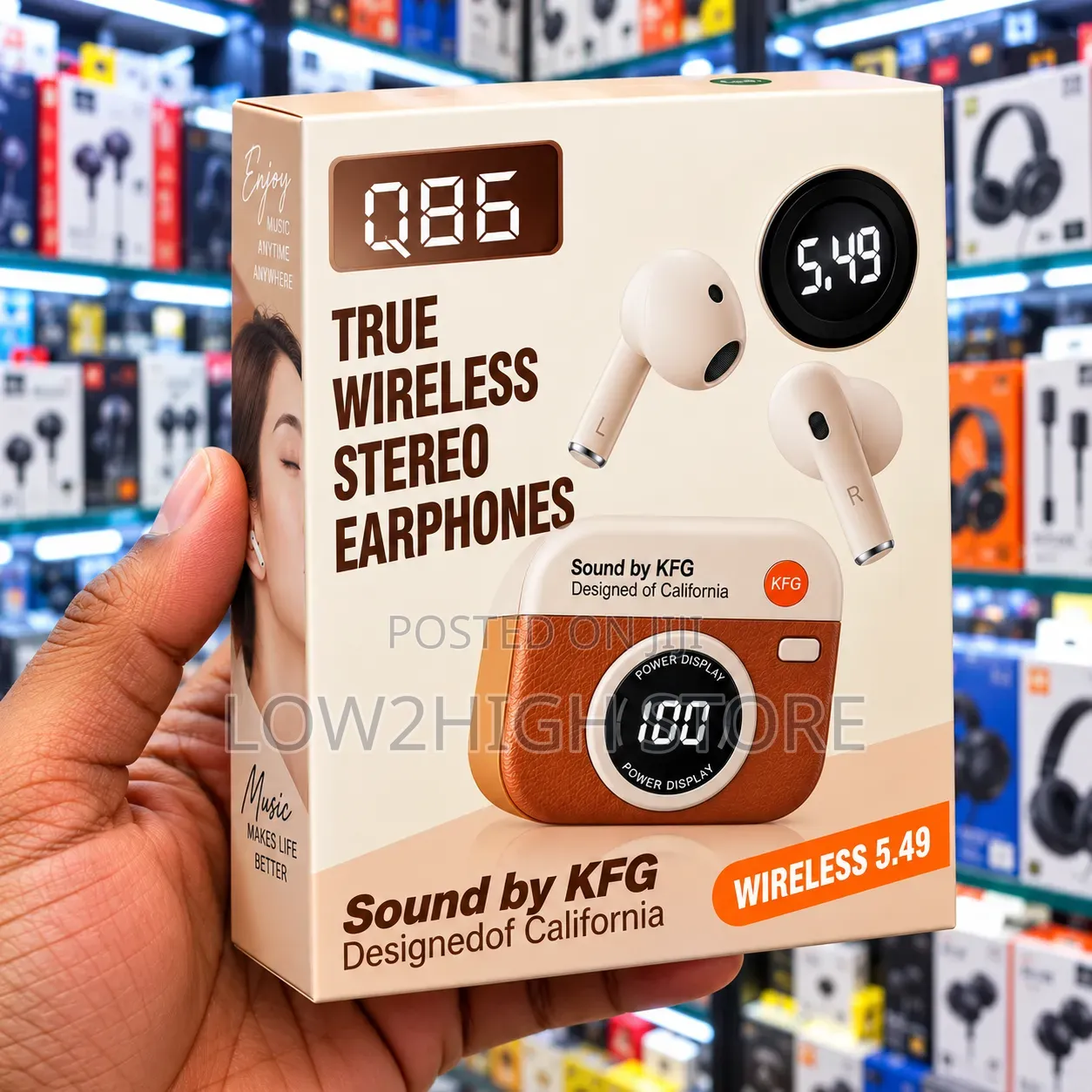 CYXG Q86 Hi-Fi TWS Bluetooth Earbuds - Low2High