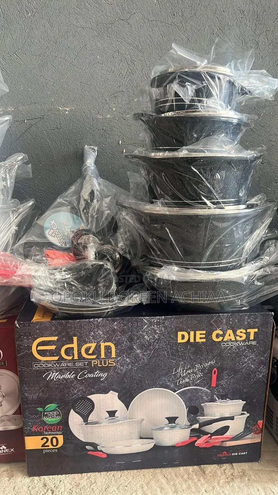 20 PCS Die Cast Nonstick Cookware Set
