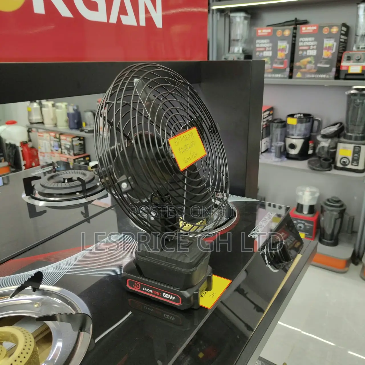 Long Lasting Original Cordless Rechargeable Desk-Fan