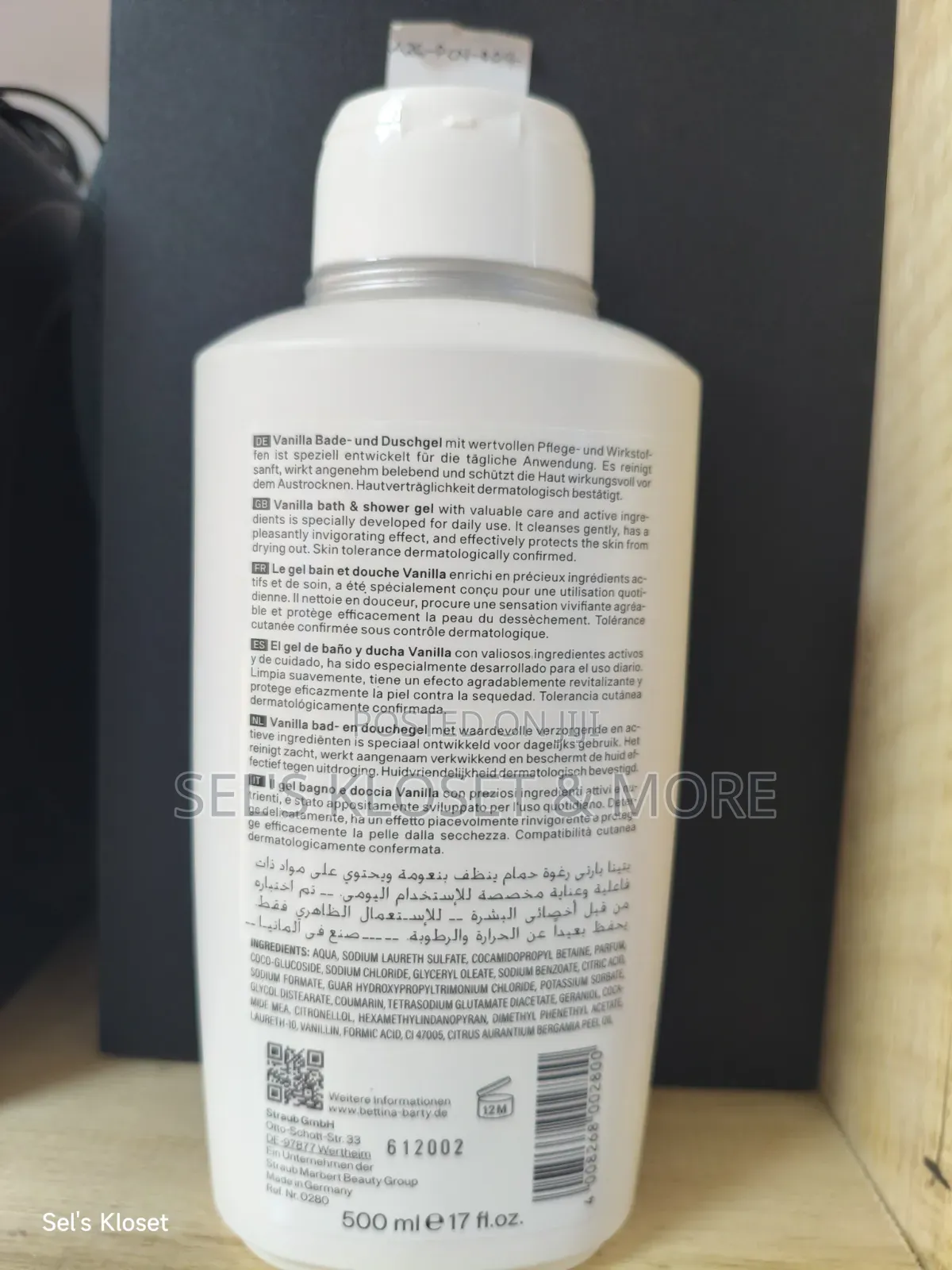 Bettina Barty Vanilla Hand & Body Lotion