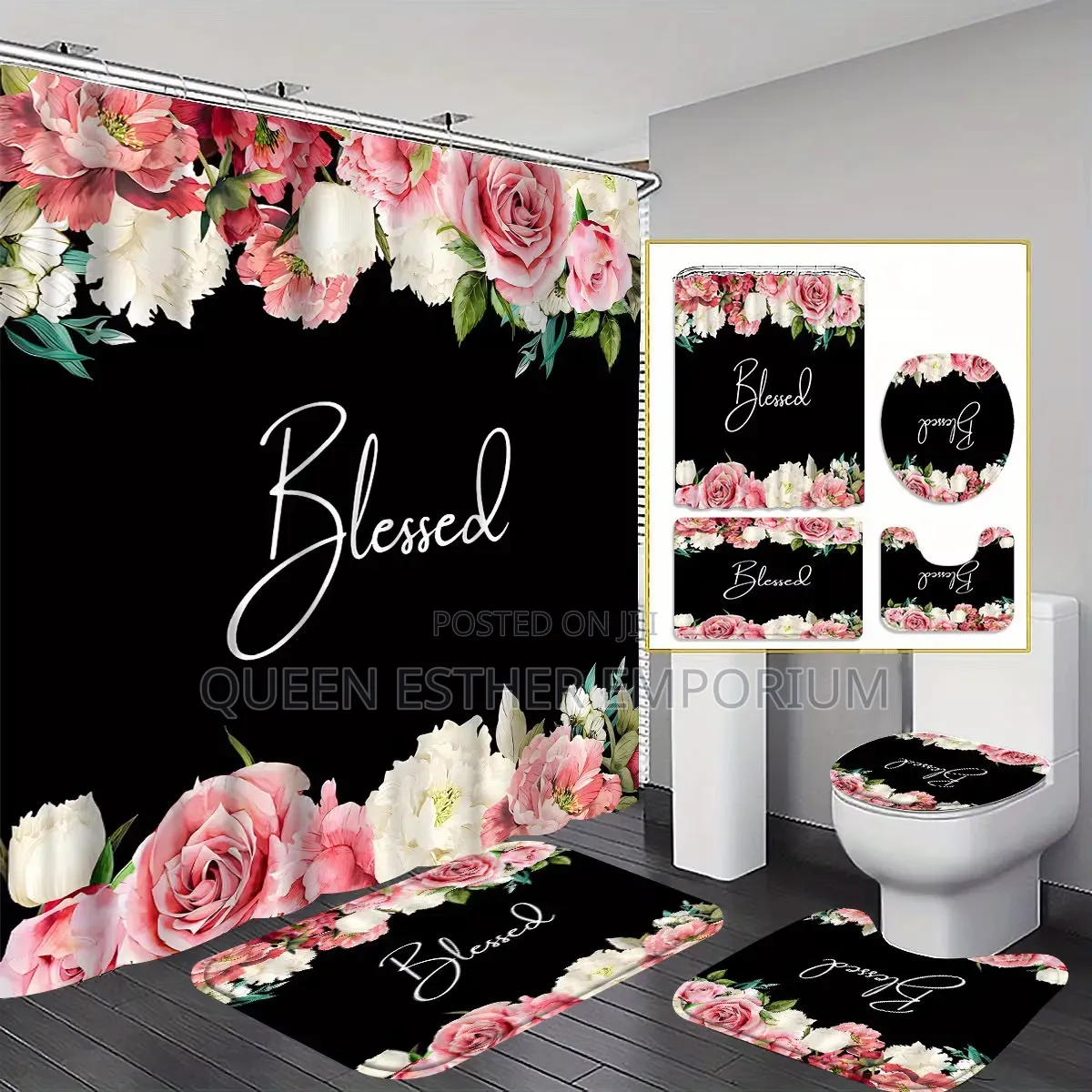 Bath Curtain Set