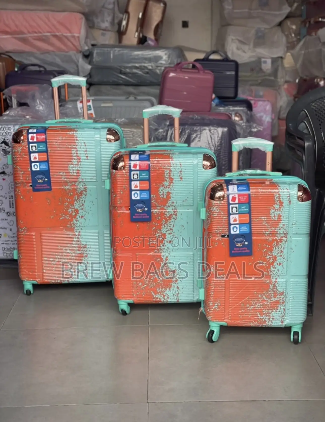 Premium Quality Ak 3set Rare Designer Unbreakable Traveling Bag