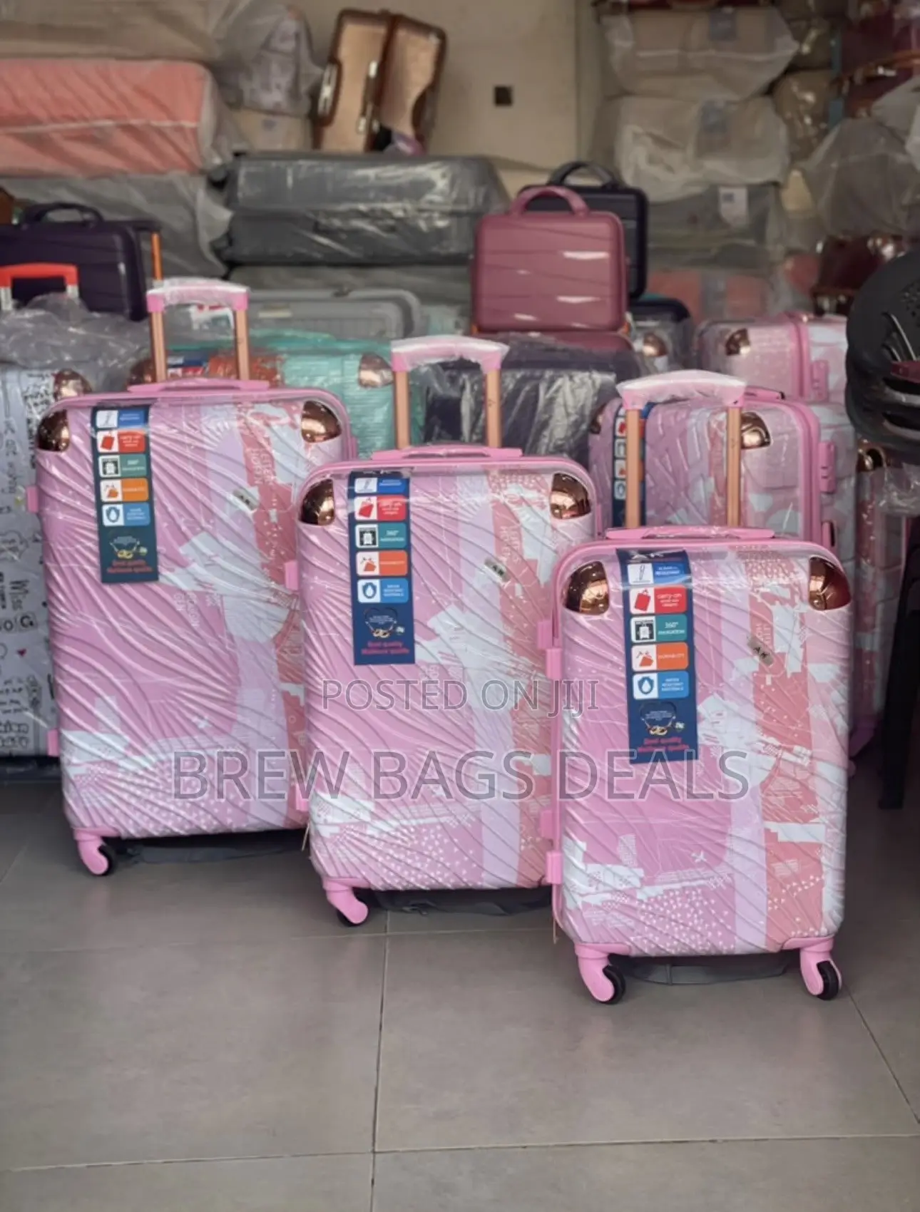 Premium Quality Ak 3set Rare Designer Unbreakable Traveling Bag