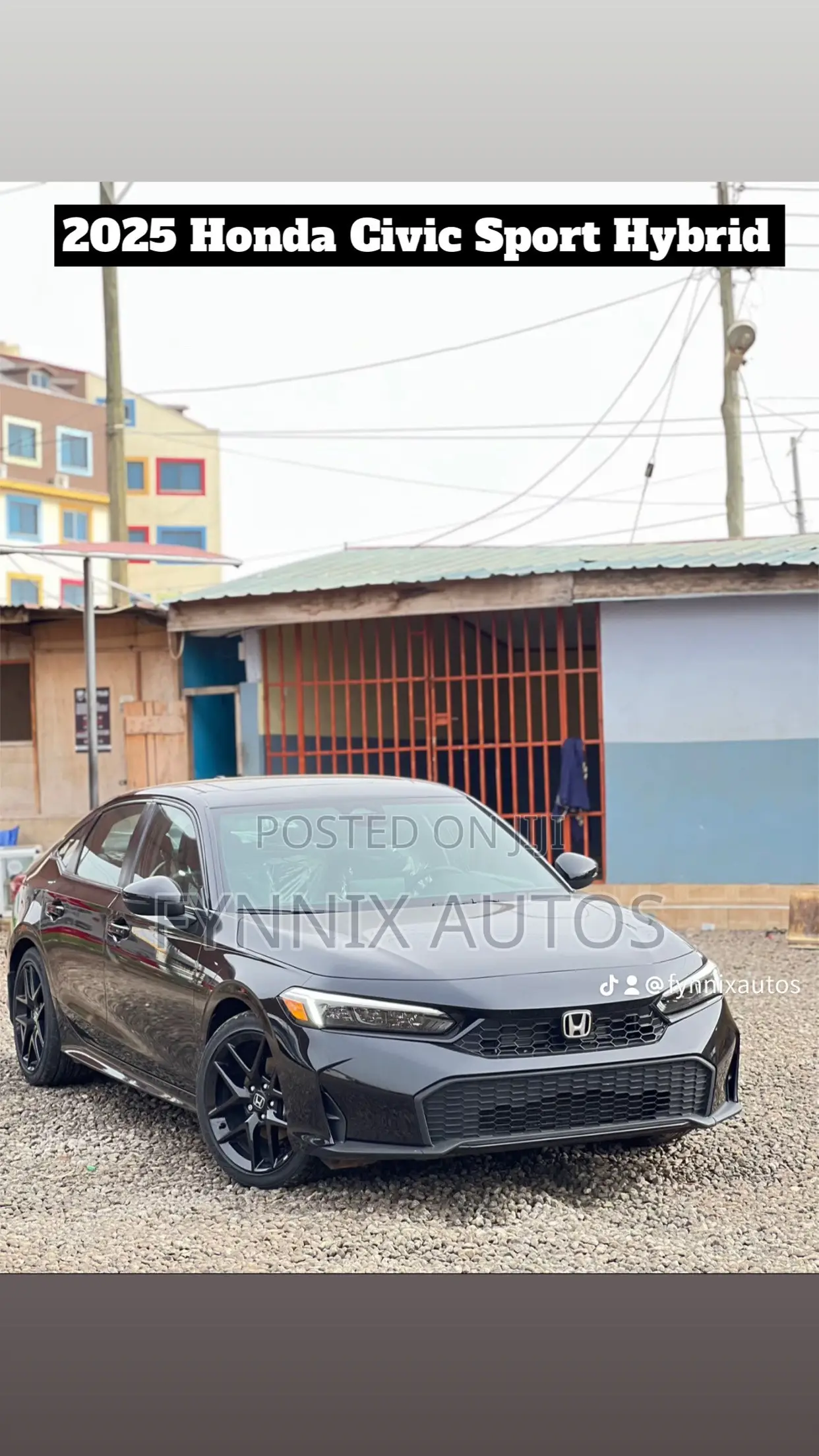Honda Civic Hybrid Sport CVT 2025 Black