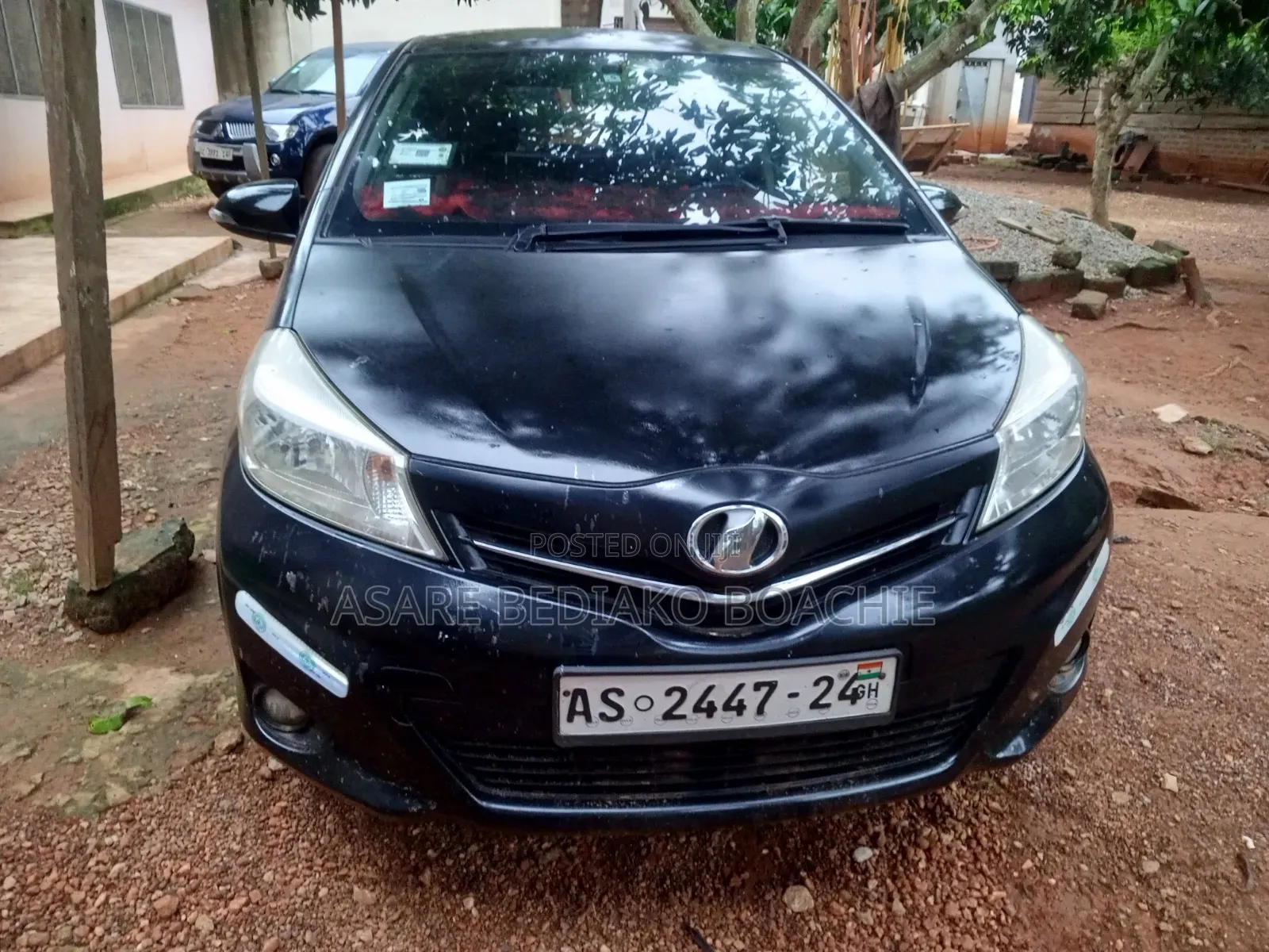 Toyota Vitz 1.5 FWD 3dr 2012 Black
