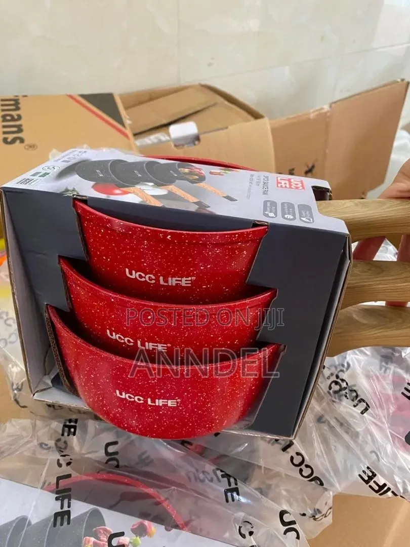3pcs Non Stick Pan Without Lid