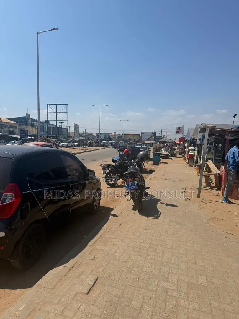 Roadside 2 and Half Plots for Sale at Spintex Manet Junction