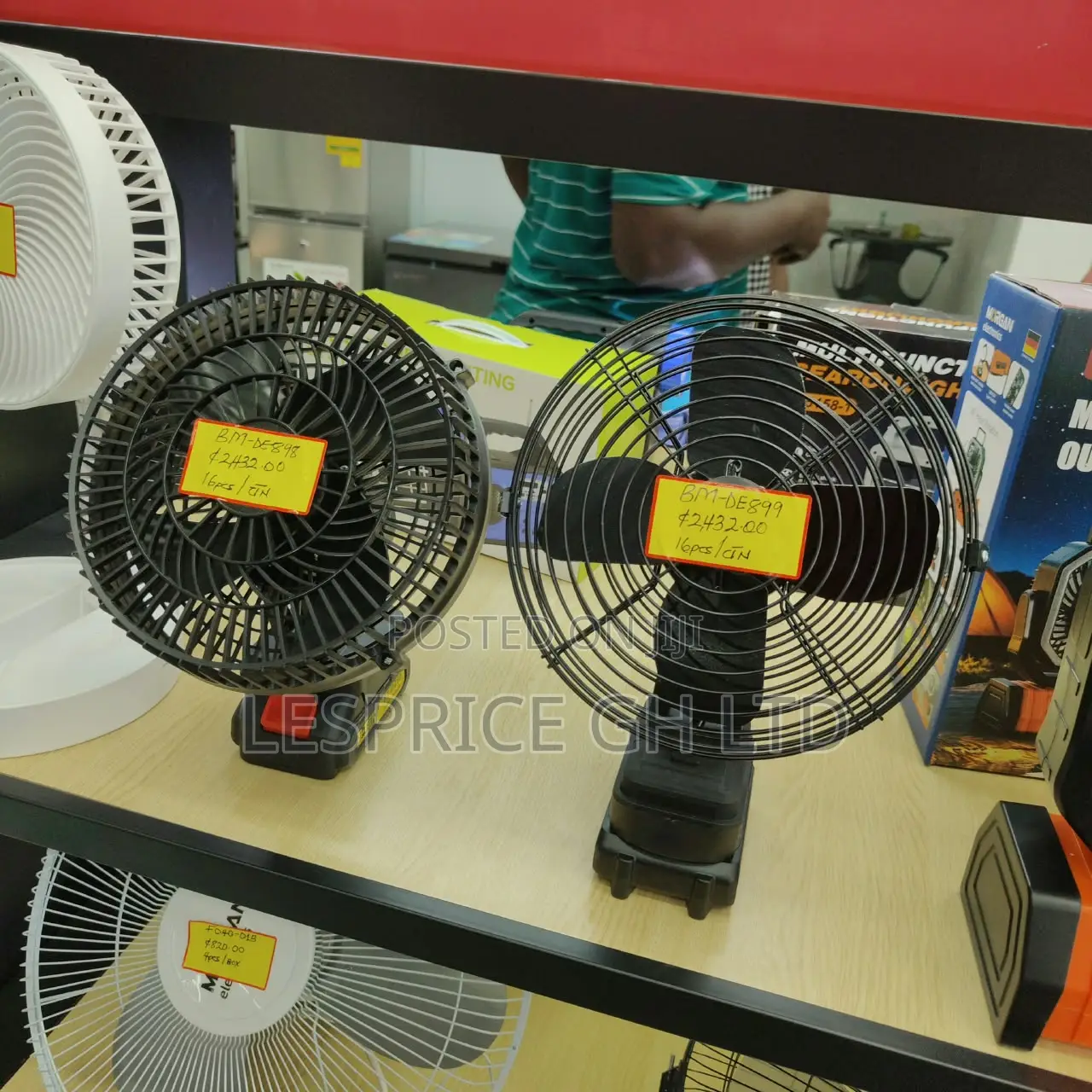 Save Energy and Time on Our Solid Rechargeable Cordless Desk-Fan