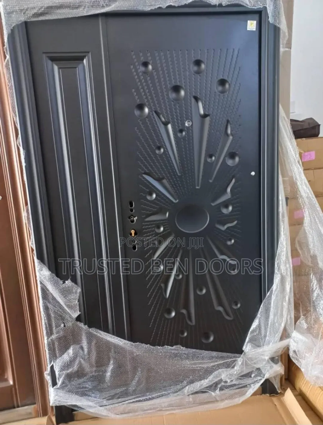 Paladin Turkish Security One and Half Black Door for Apartments