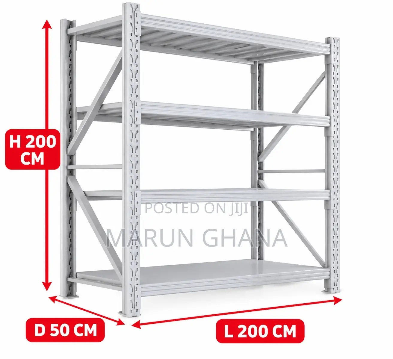 Warehouse Rack Layer Capacity 300 Kg Per Layer