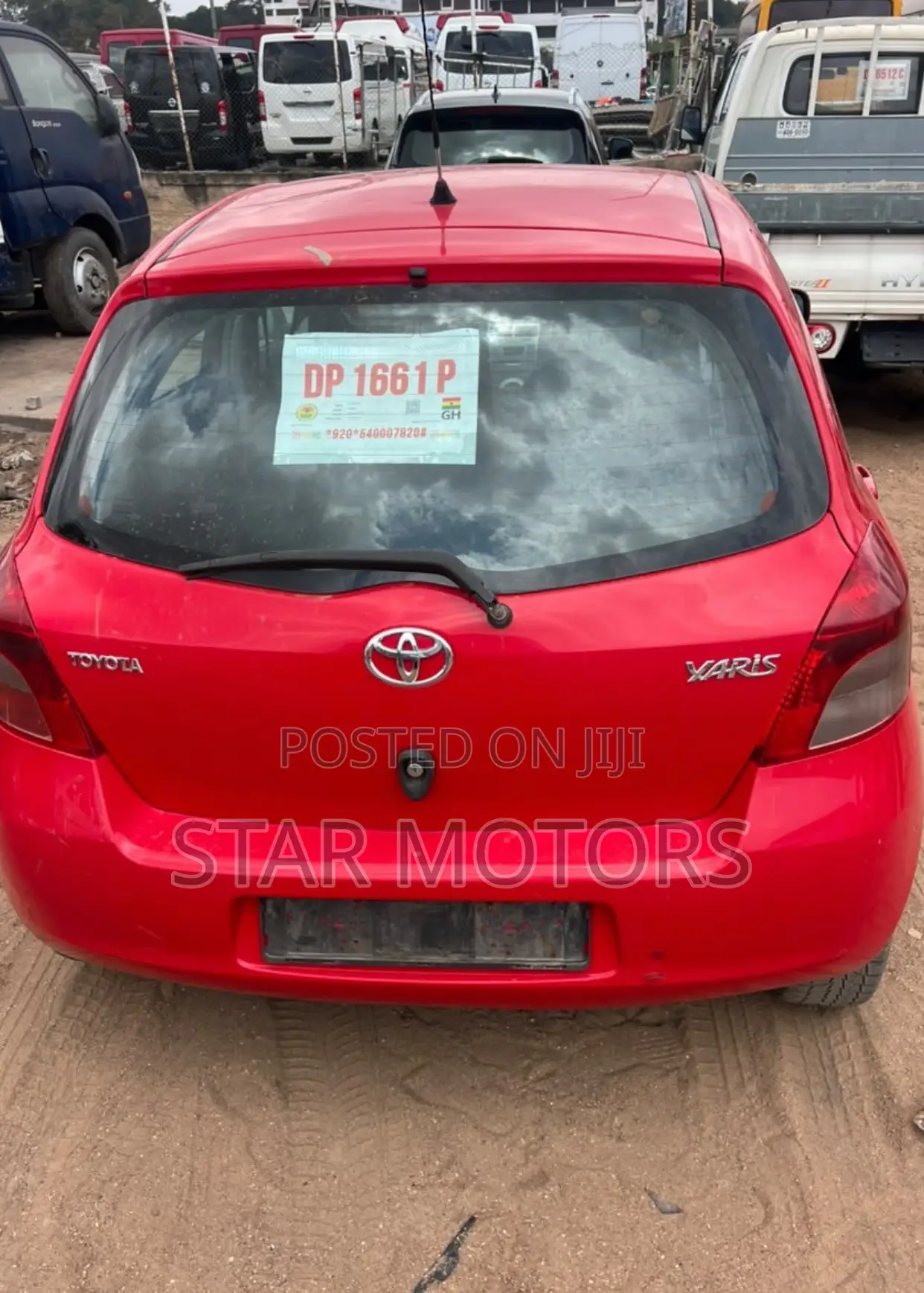 Toyota Yaris 2010 Red