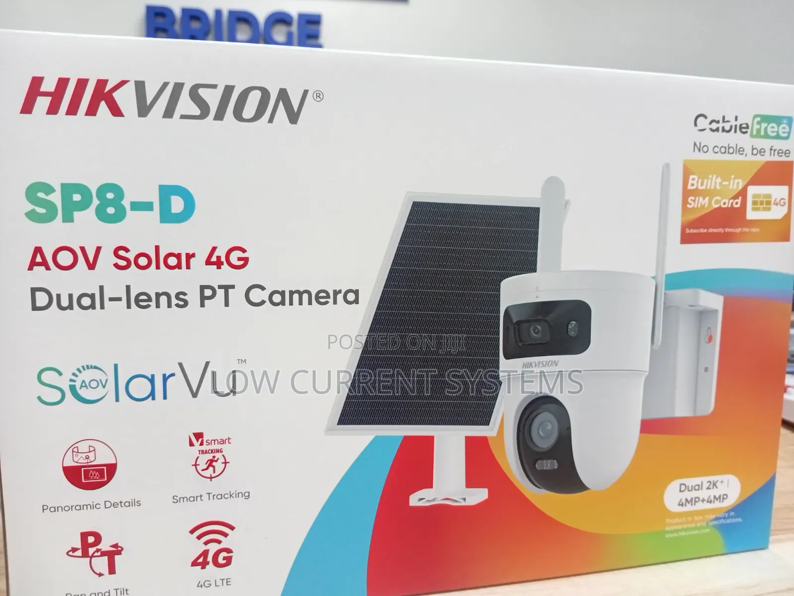 Hikvison Dual Lens Solar PT Camera ( 4G)