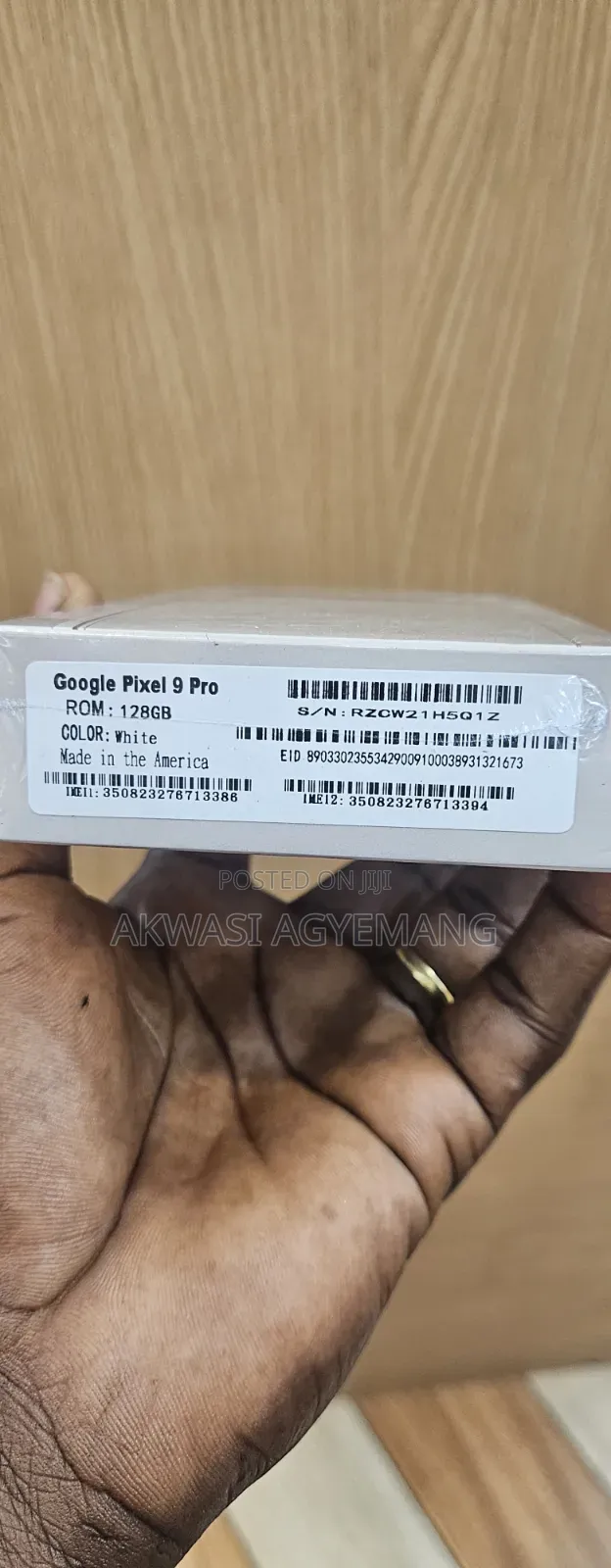 New Google Pixel 9 Pro 128 GB White
