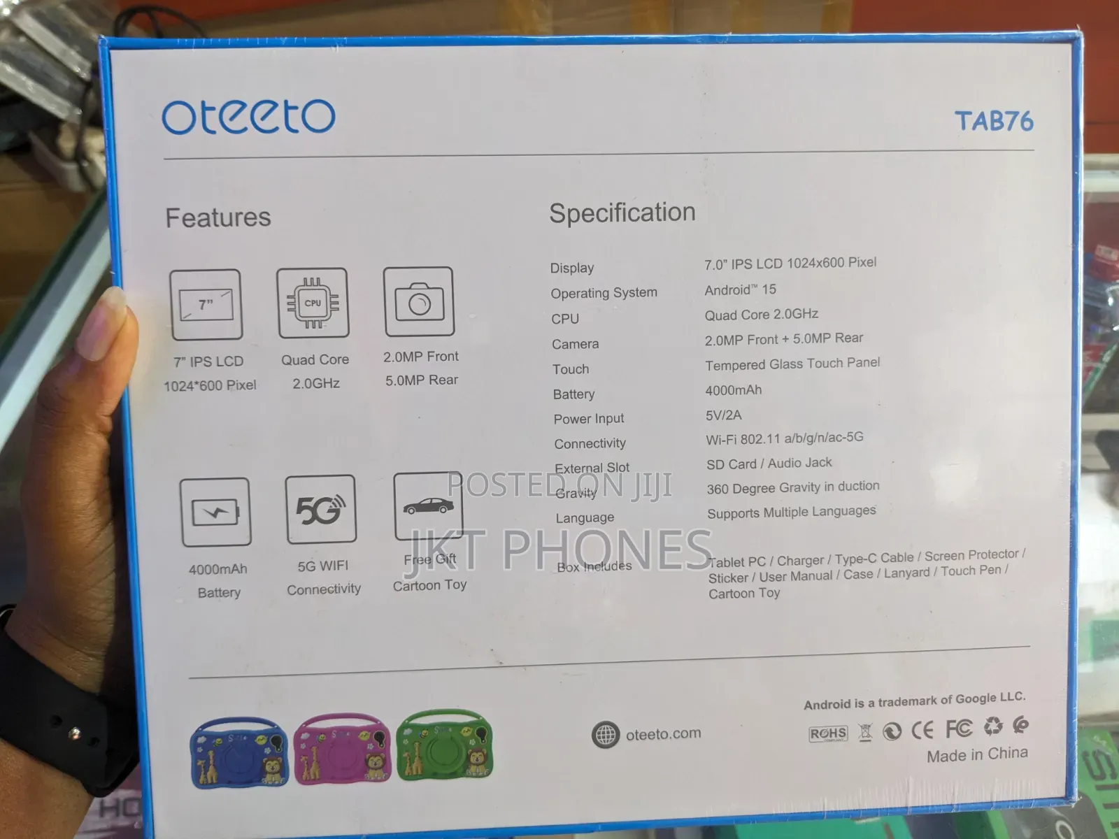 New Oteeto TAB77 256 GB