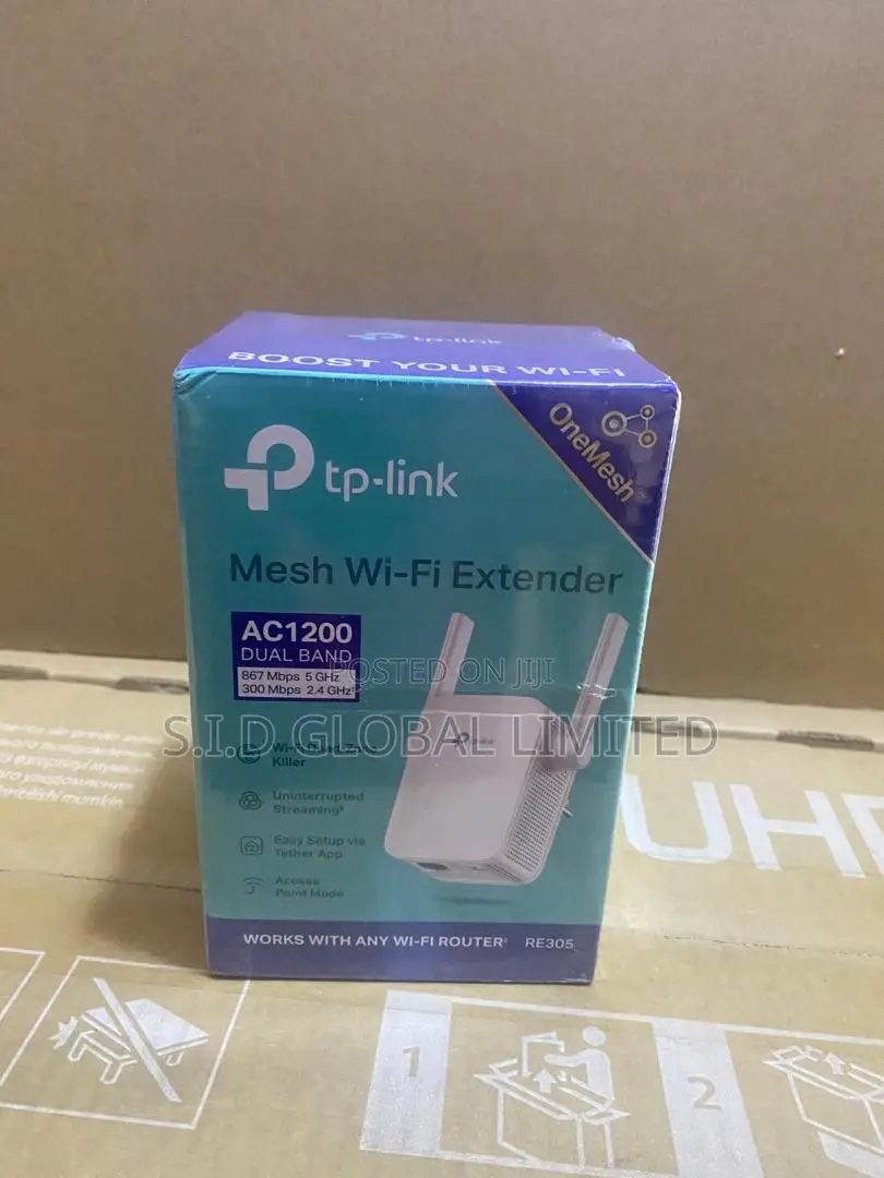 TP-Link Re305 Ac1200 Mesh Wifi Extender Dual Brand-Boost Starklink