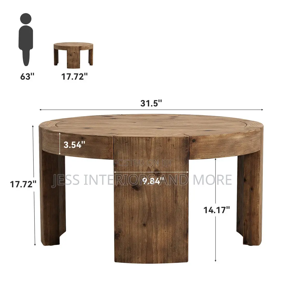 Solid Wood Coffee Table