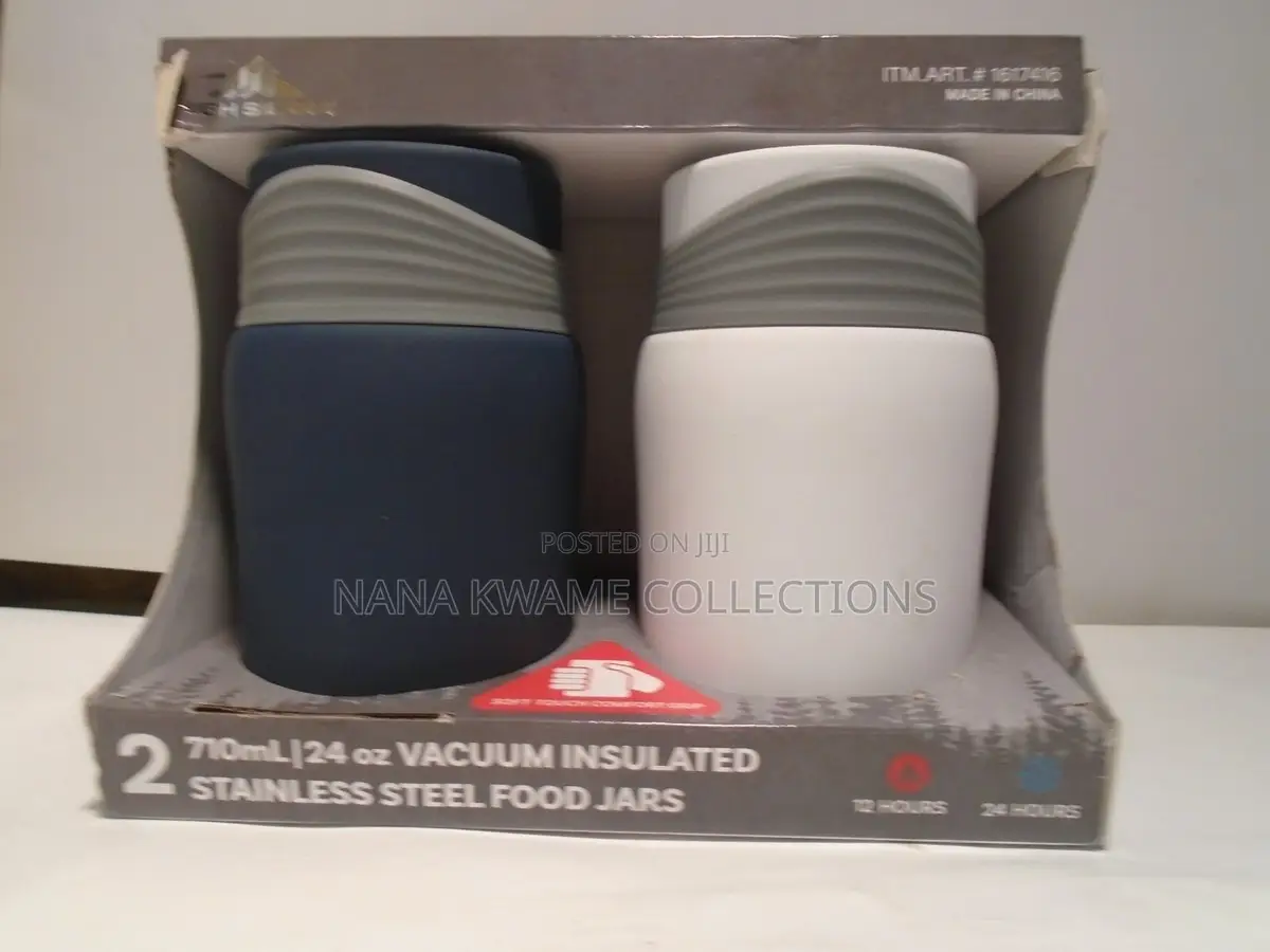 High Sierra Stainless Steel Insulated Food Storage Jar Set of 2, 709