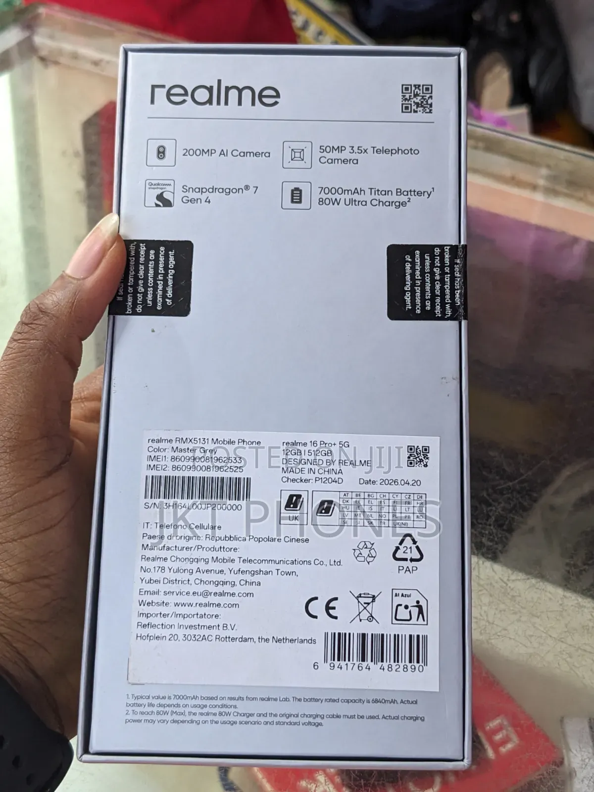 New Realme 16 Pro+ 256 GB Gray
