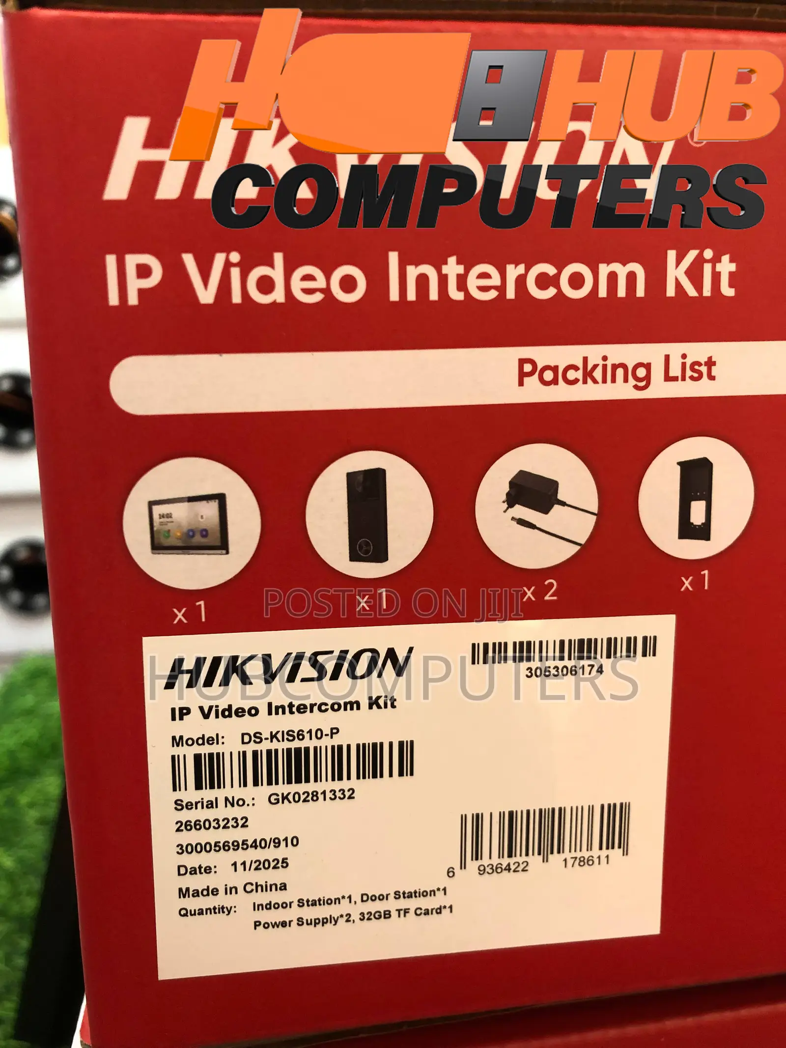 Hikvision DS-KIS610-P IP Video Intercom Kit